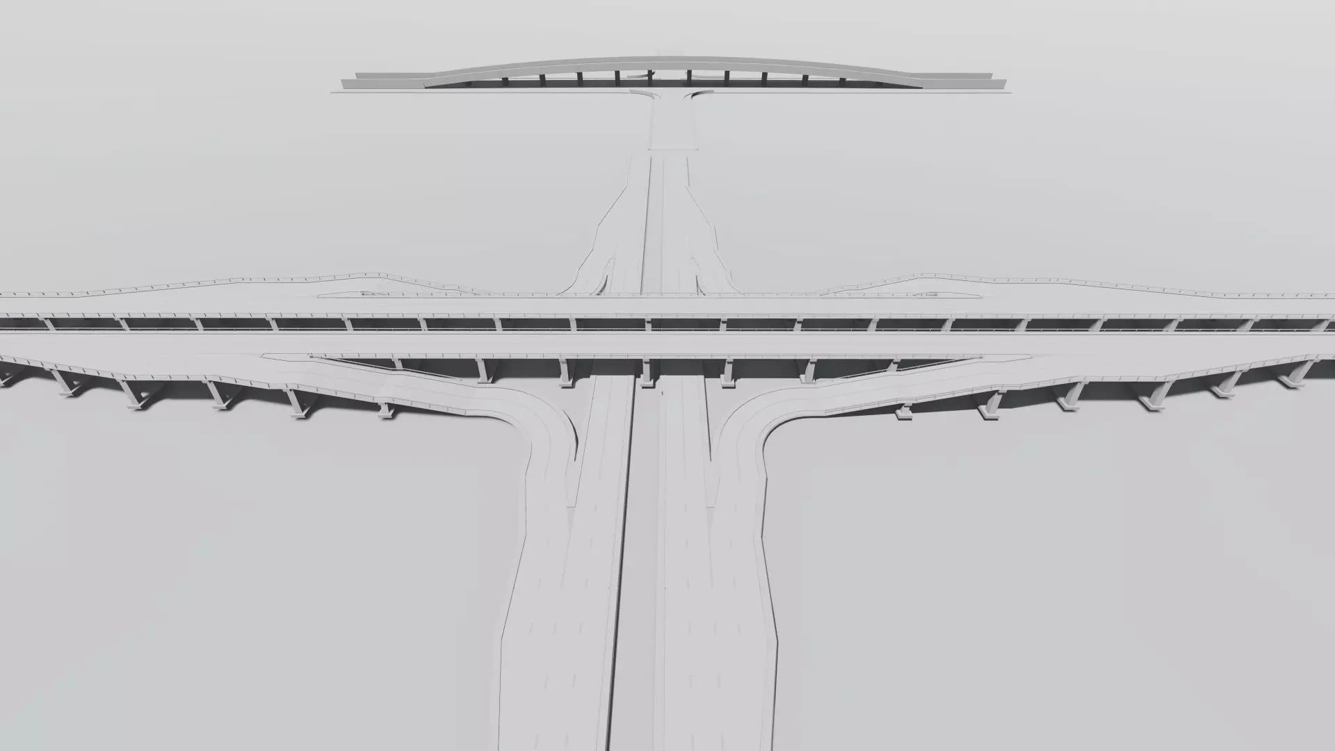 Road Pack - Extended-City Roads  3D model_19