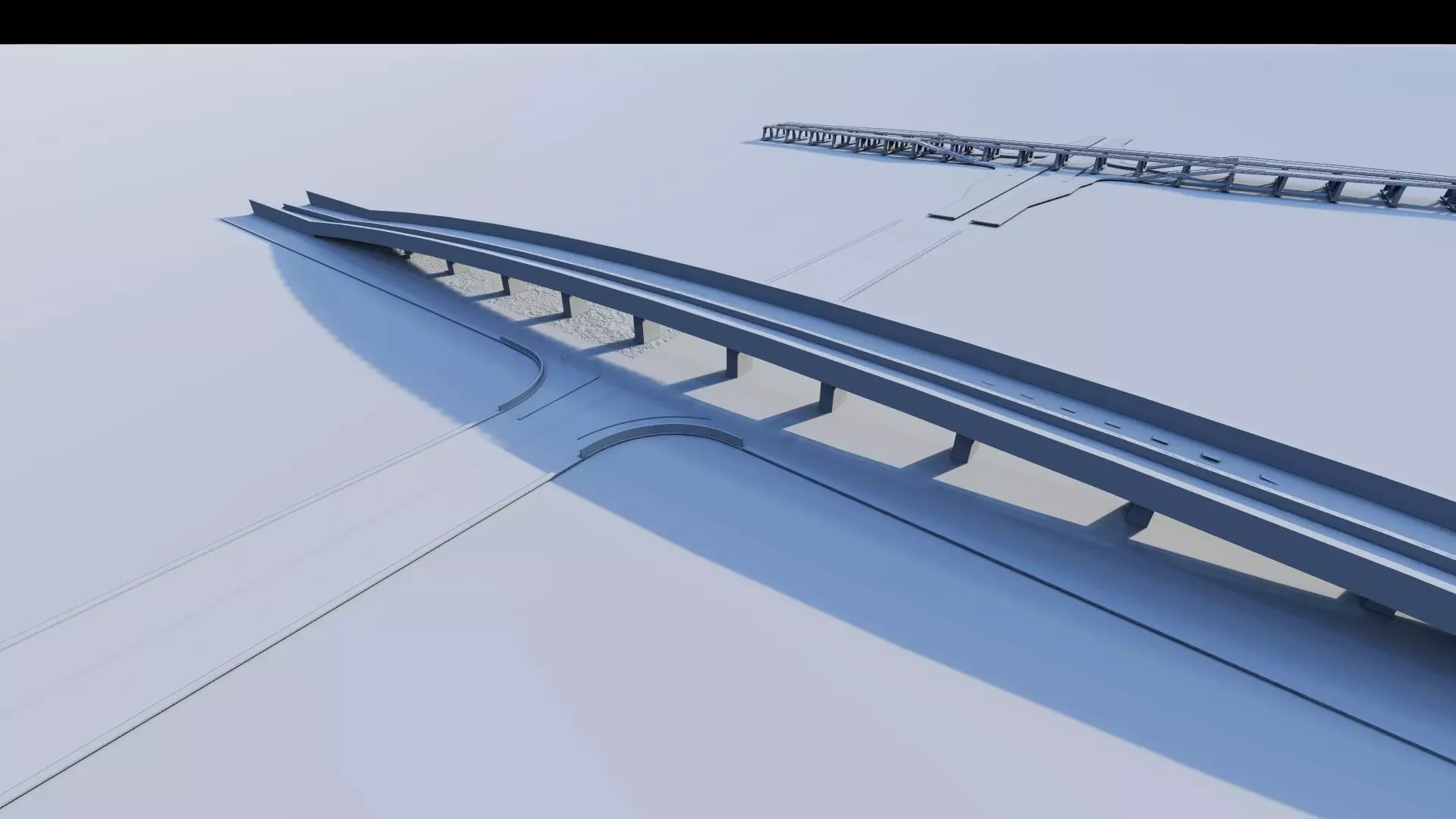 Road Pack - Extended-City Roads  3D model_7