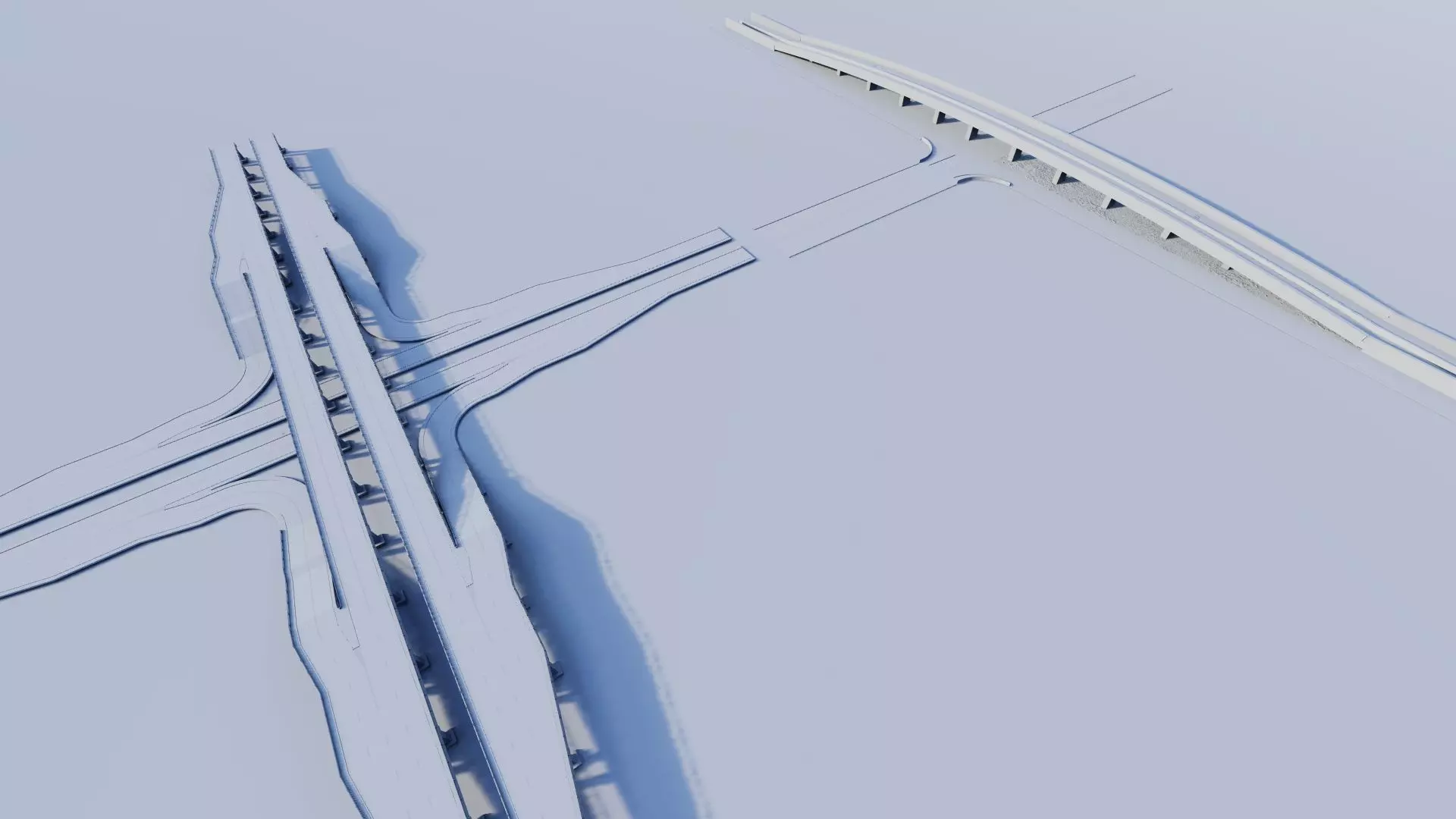 Road Pack - Extended-City Roads  3D model_13
