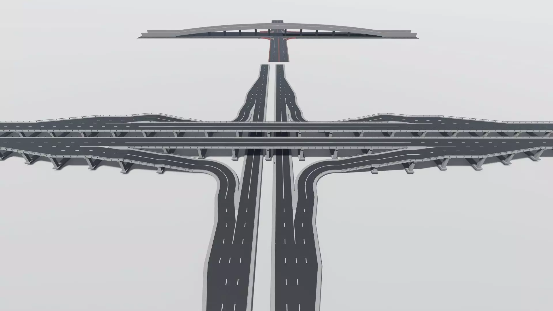 Road Pack - Extended-City Roads  3D model_4