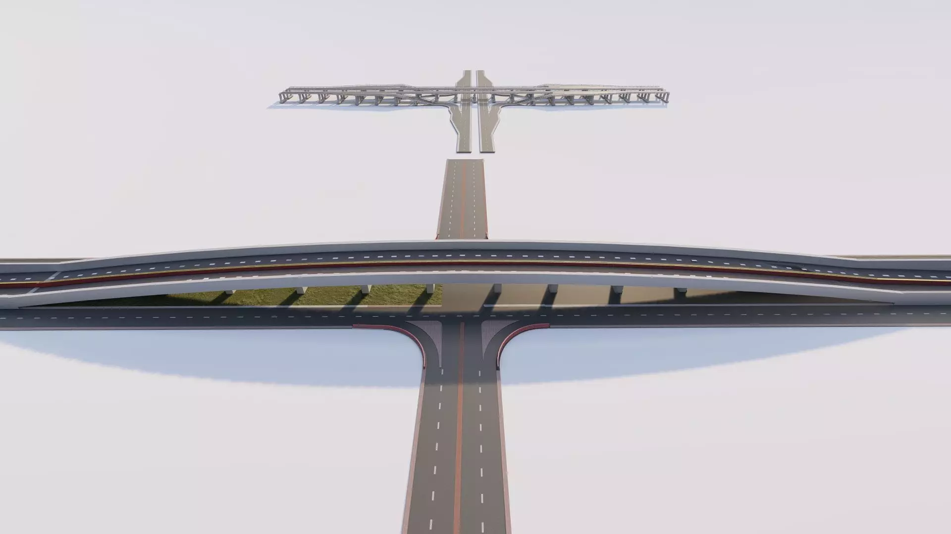 Road Pack - Extended-City Roads  3D model_5