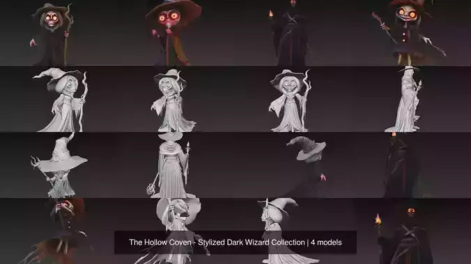The Hollow Coven - Stylized Dark Wizard Collection 