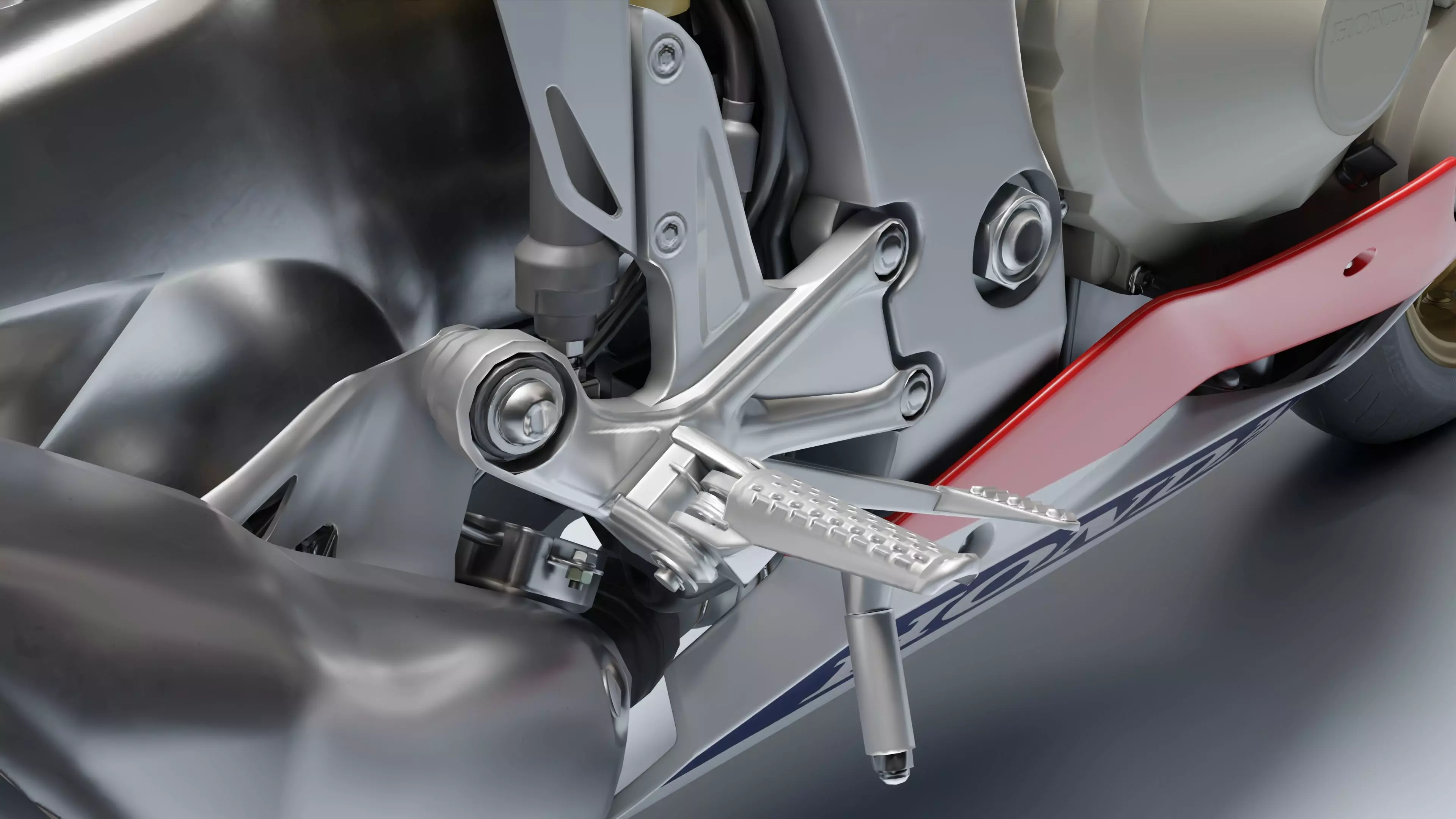 Honda CBR 1000RR Fireblade SP 2019 Low-poly 3D model_15