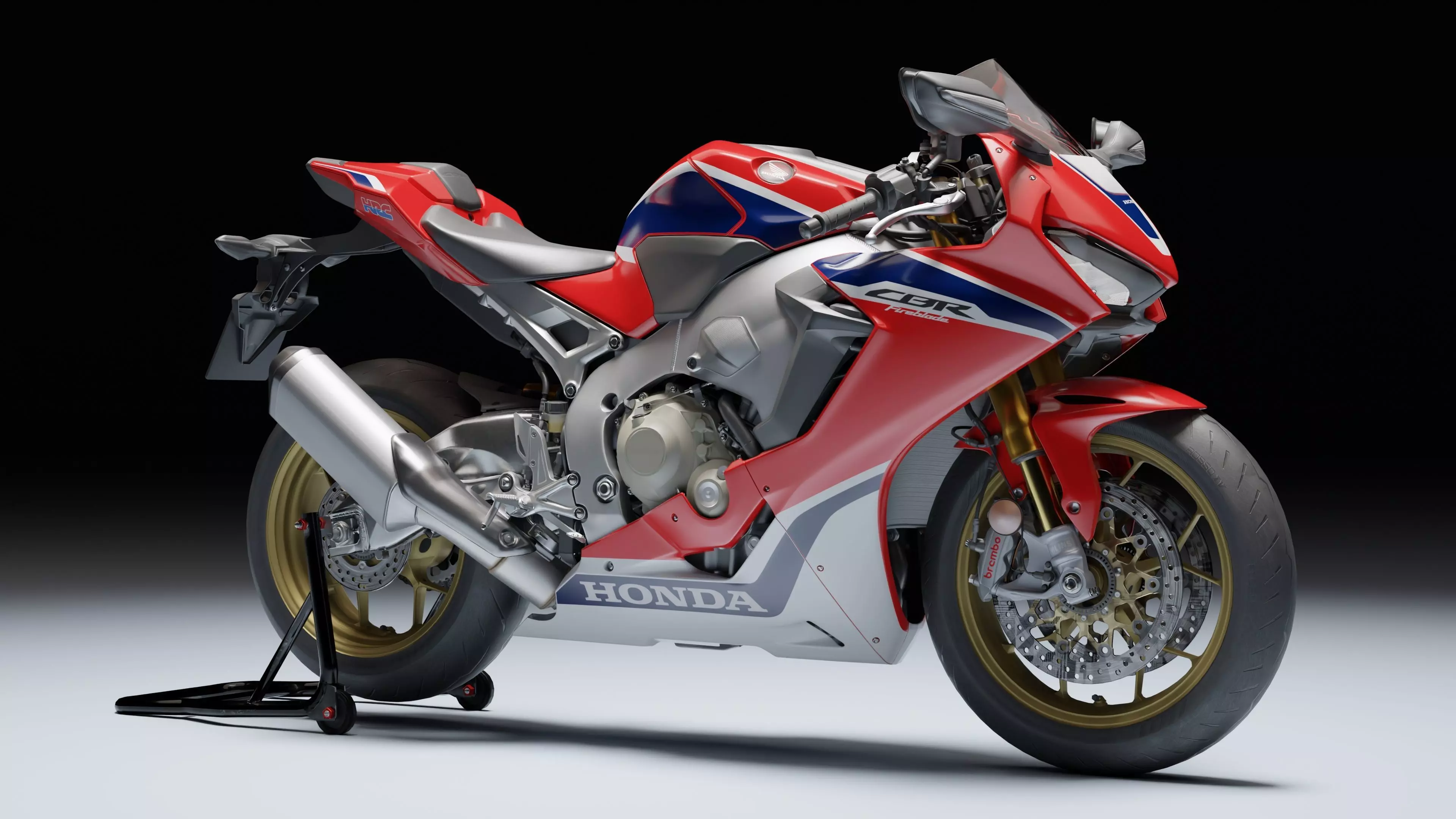 Honda CBR 1000RR Fireblade SP 2019 Low-poly 3D model_1
