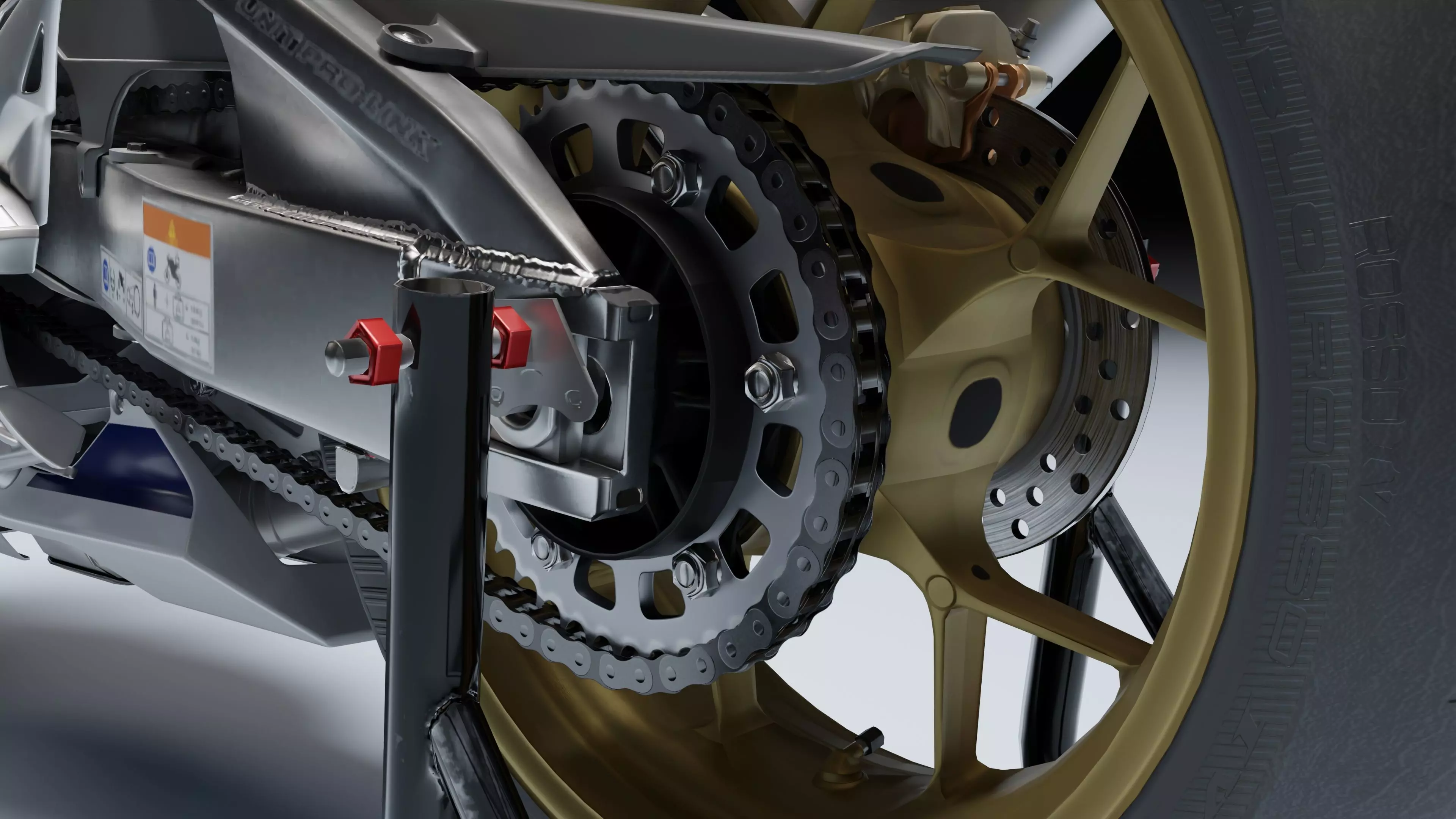 Honda CBR 1000RR Fireblade SP 2019 Low-poly 3D model_16