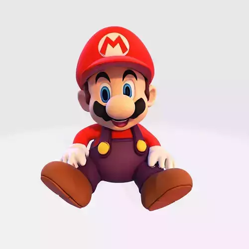 Super Mario 3D Printable Figurine
