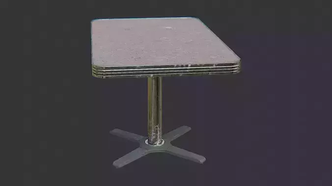 Disco Diner Table Booth Retro Style