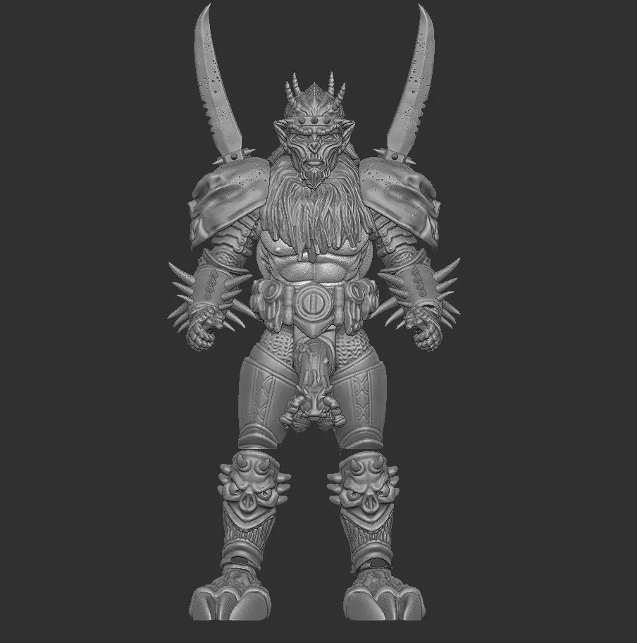 Gwar Oderus Mythic Legions 3D print model