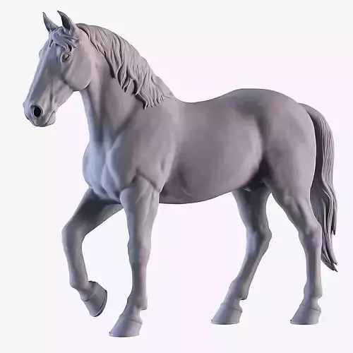 Horse 3D print model