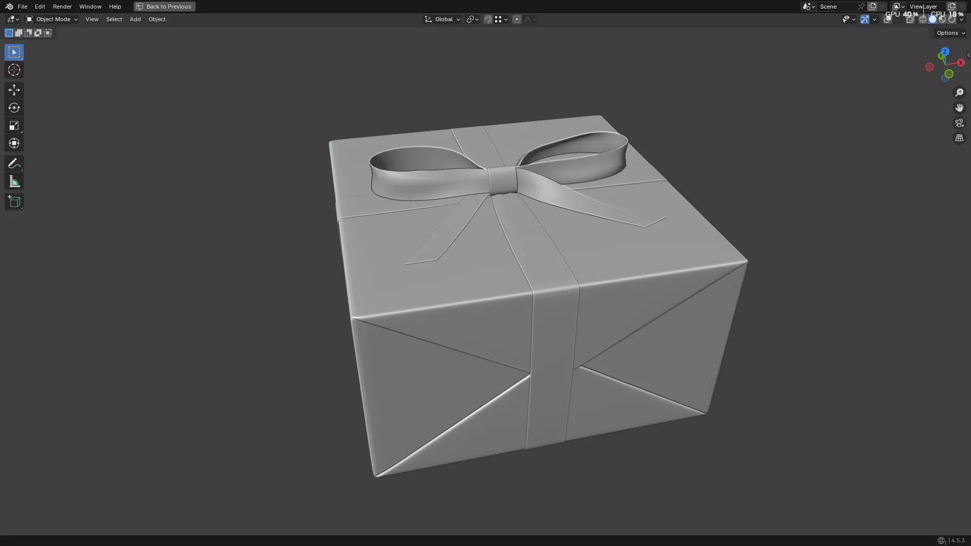 Christmas Present PBR 09 3D model_23