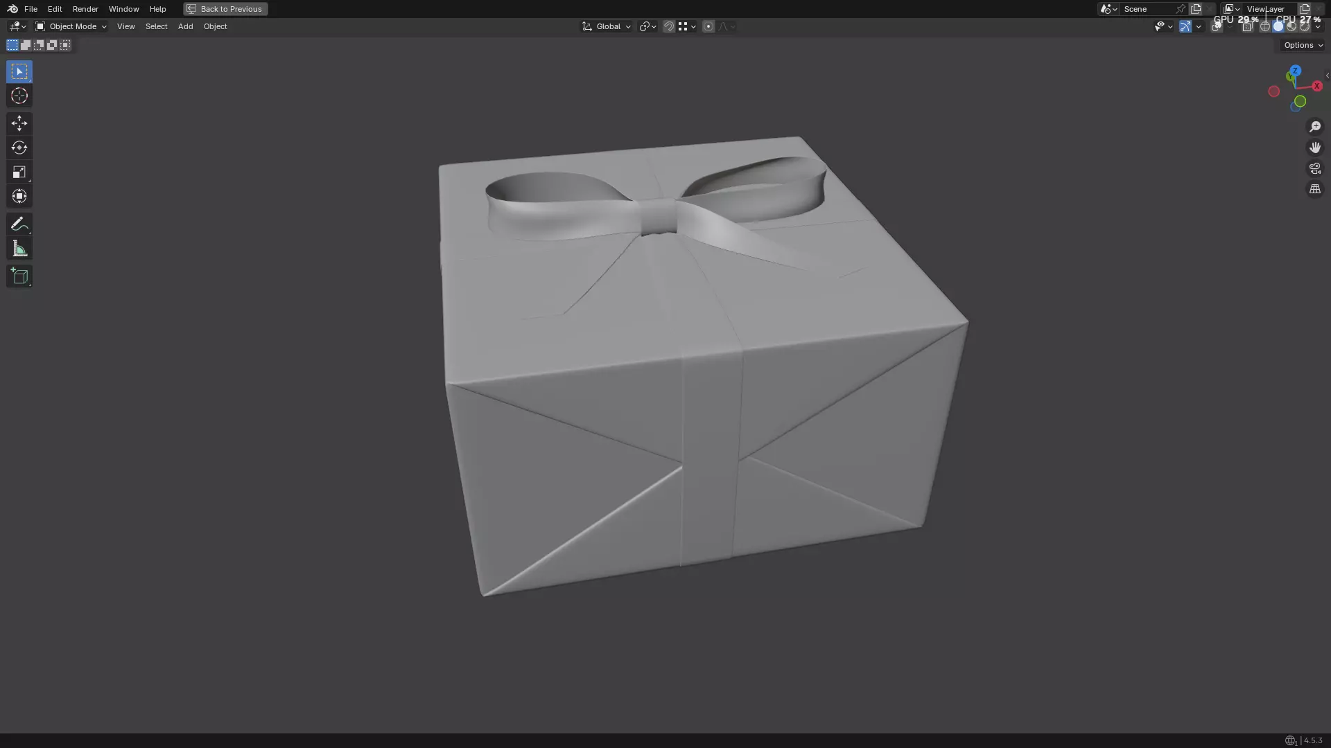 Christmas Present PBR 09 3D model_16