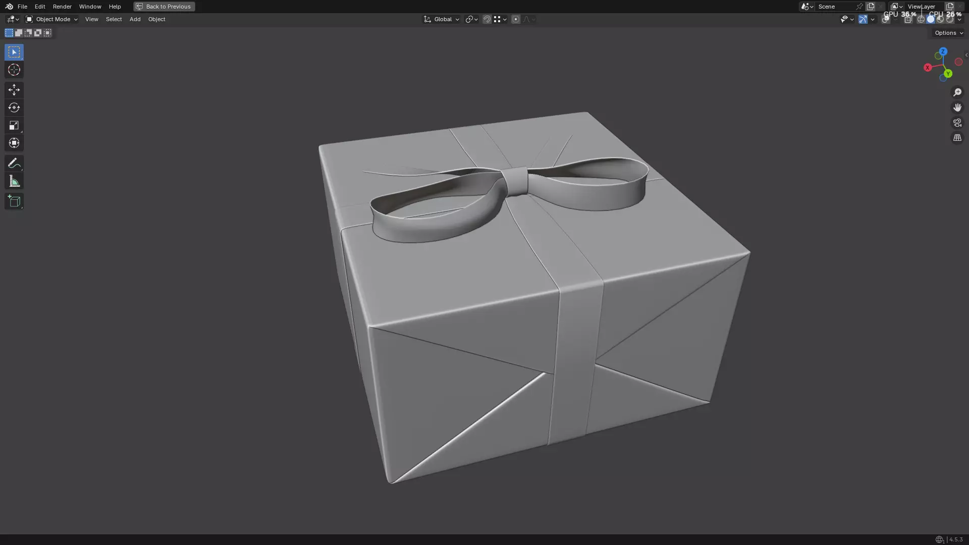 Christmas Present PBR 09 3D model_21