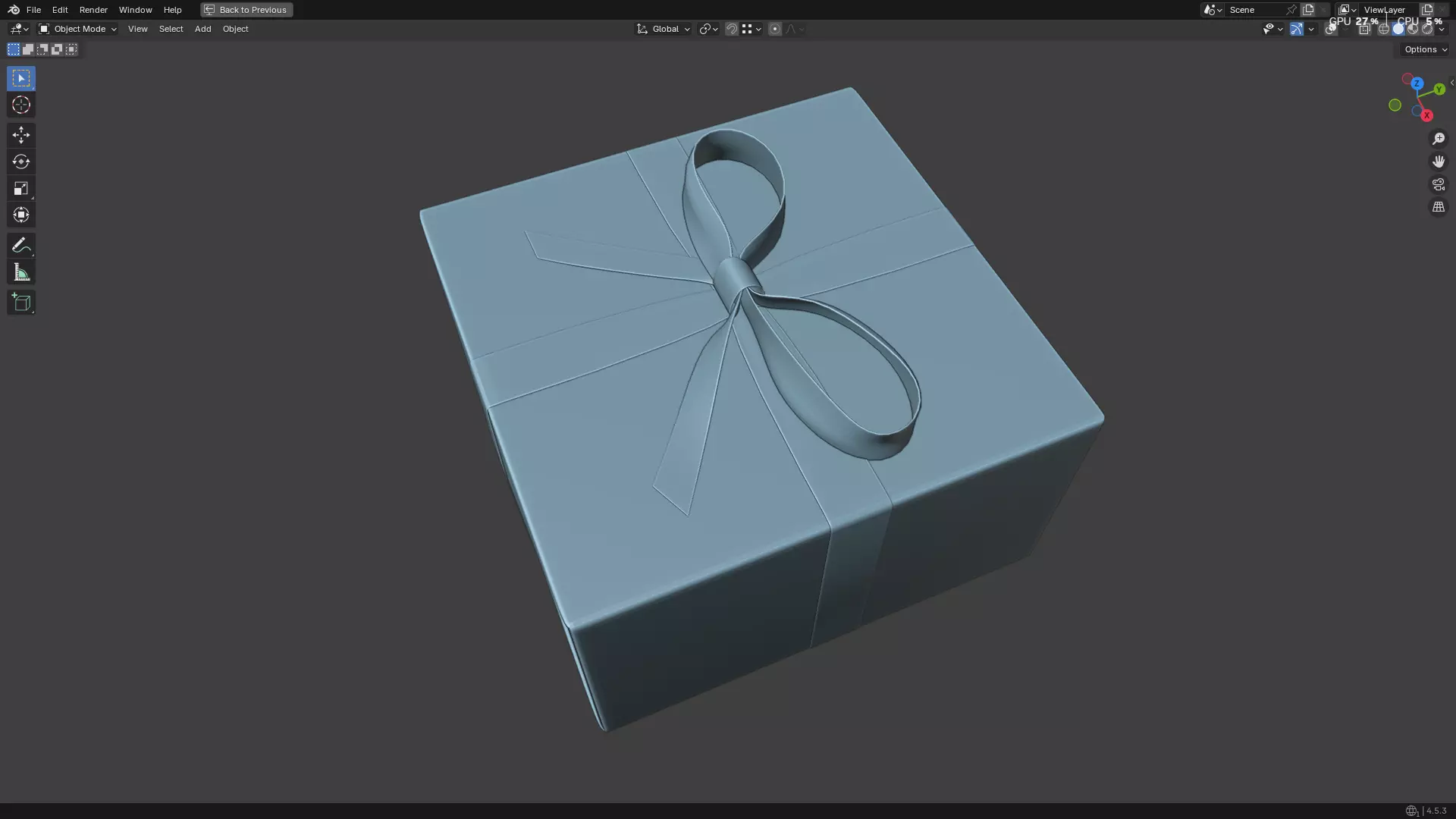 Christmas Present PBR 09 3D model_34