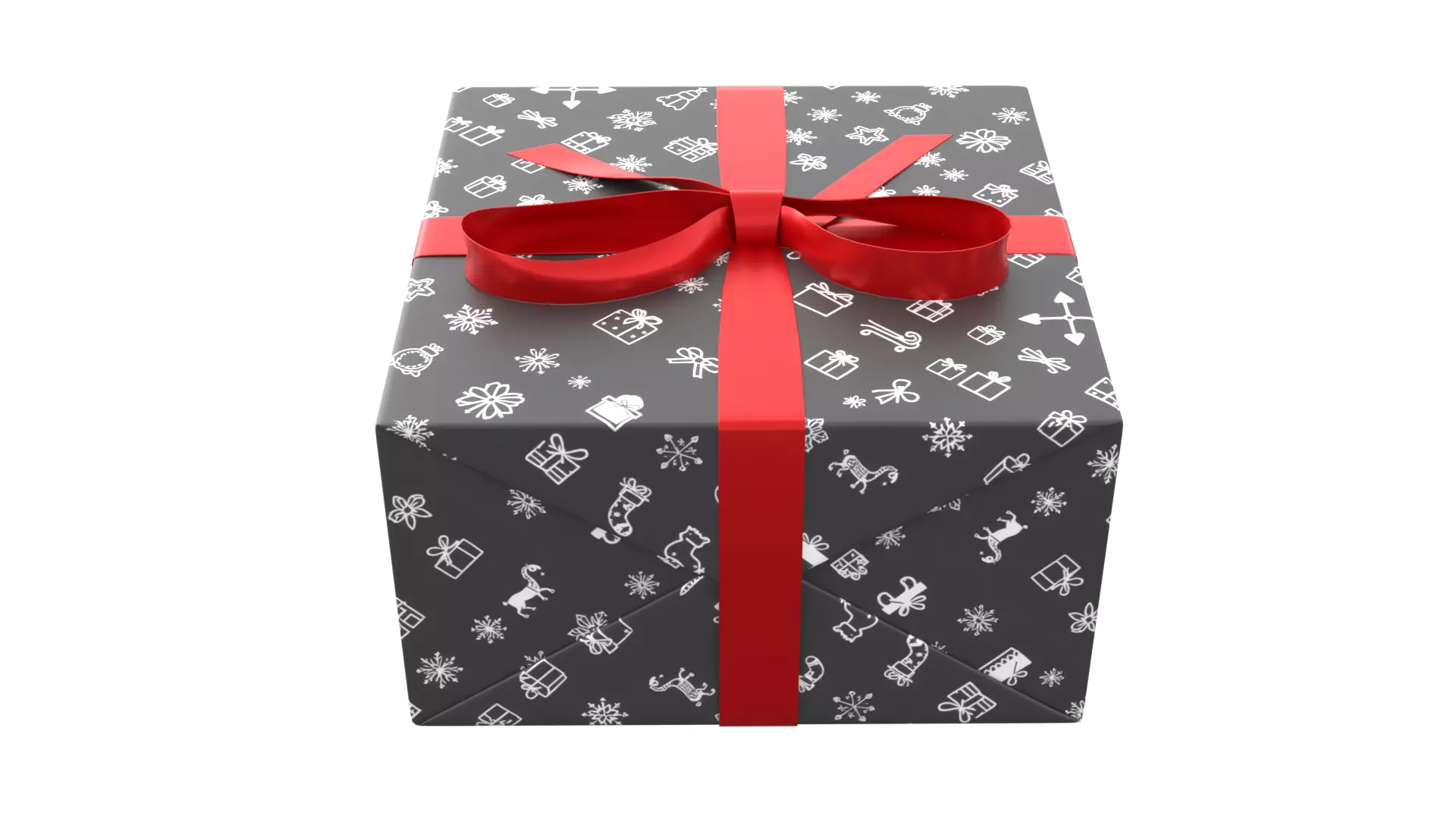 Christmas Present PBR 09 3D model_1