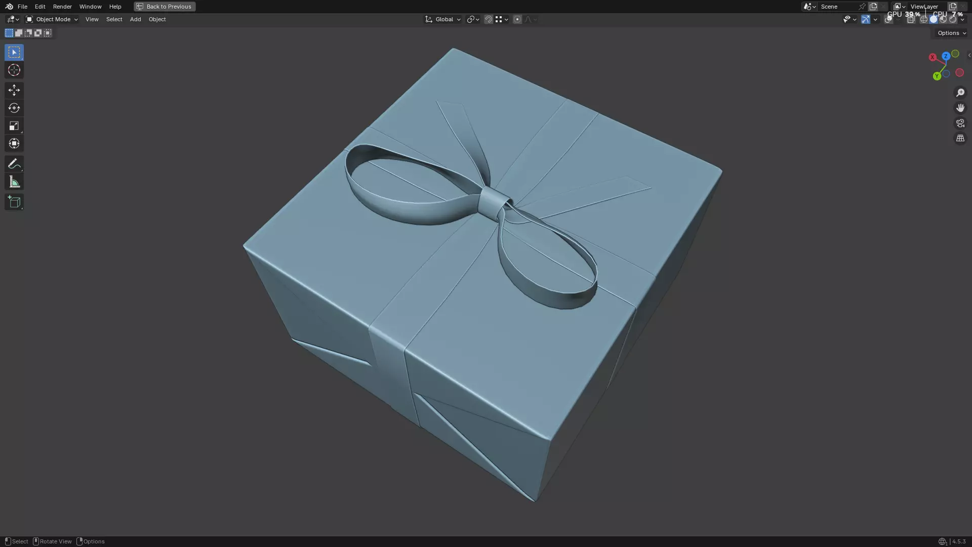 Christmas Present PBR 09 3D model_35