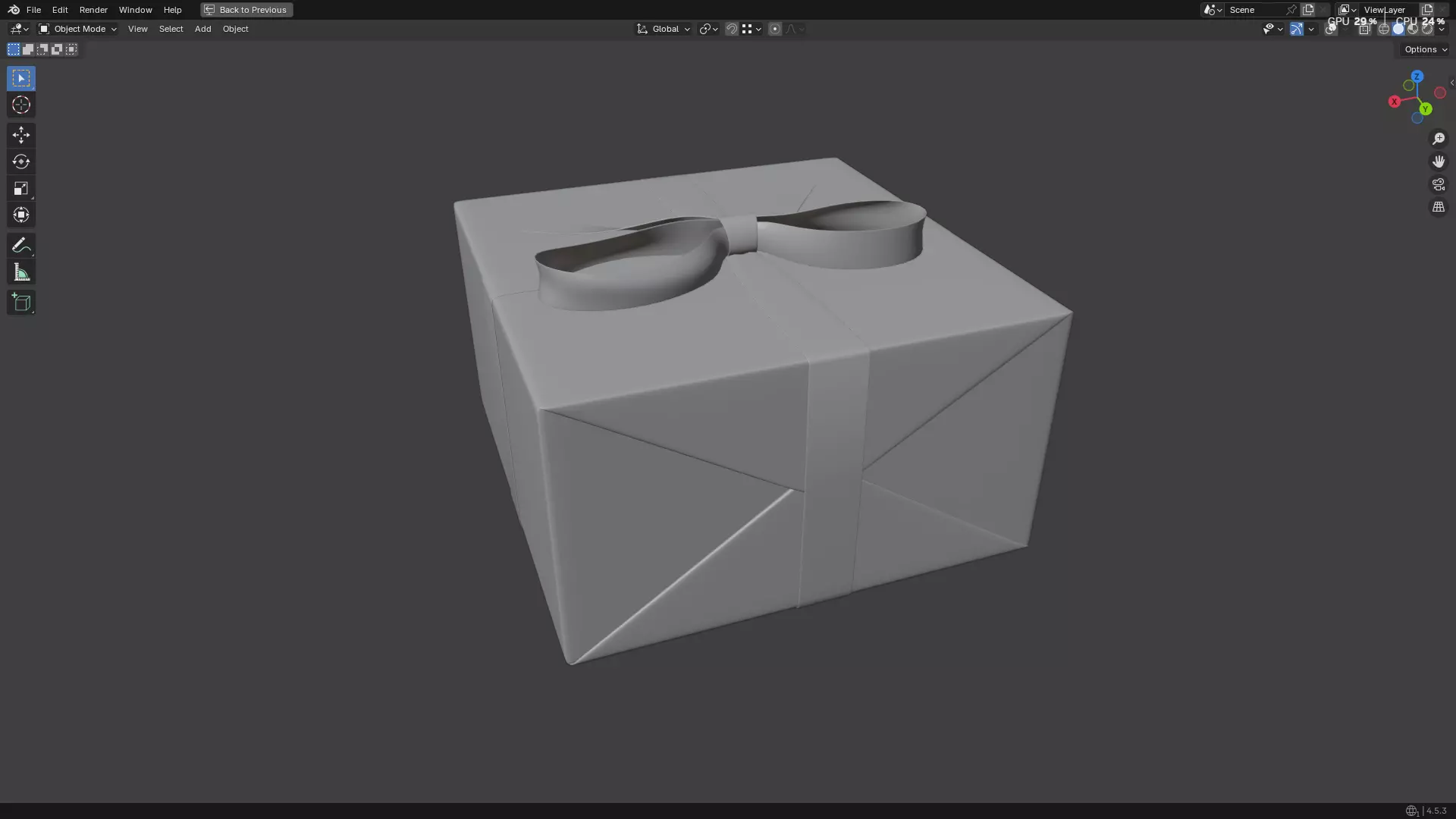 Christmas Present PBR 09 3D model_14