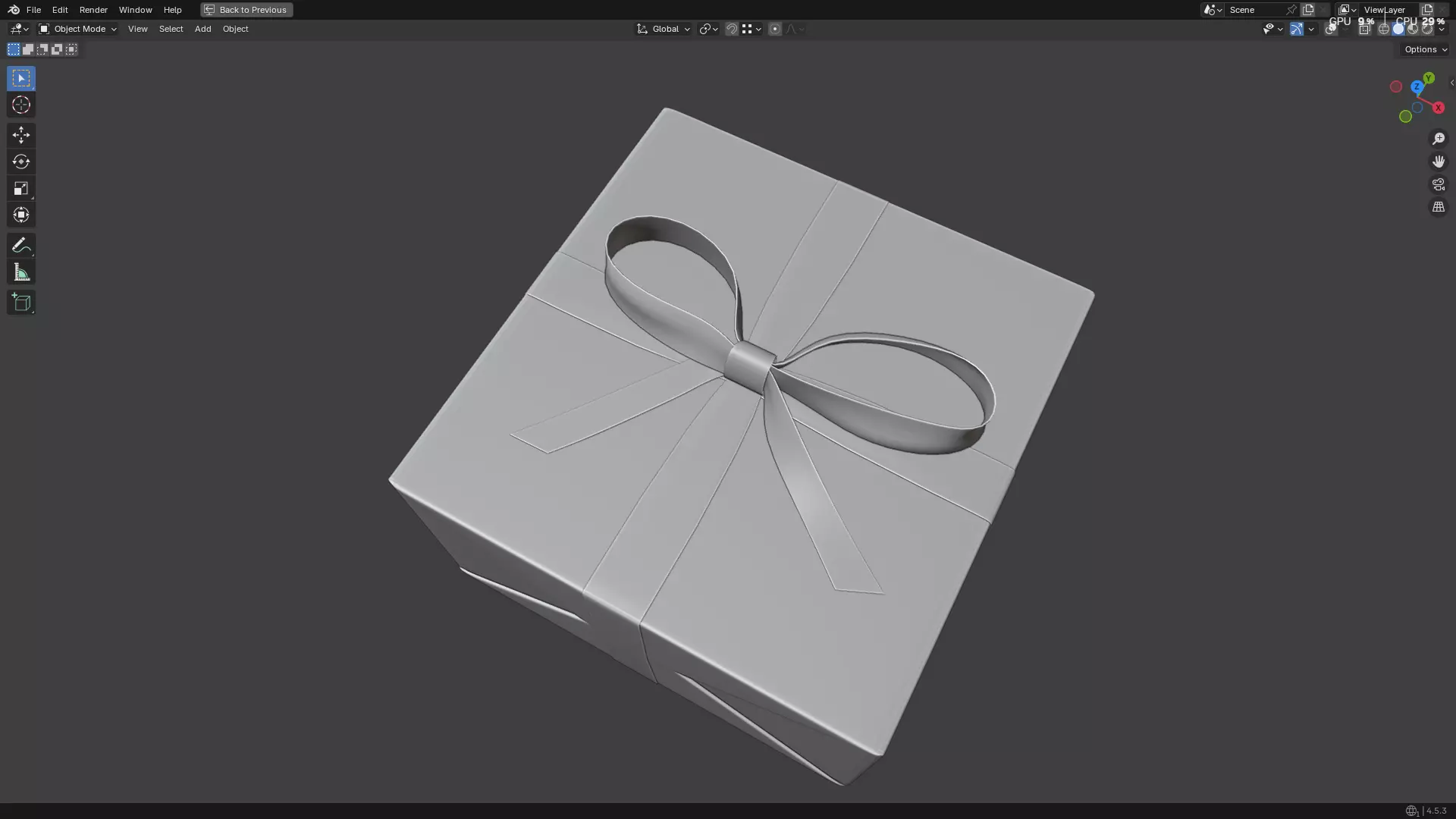 Christmas Present PBR 09 3D model_27