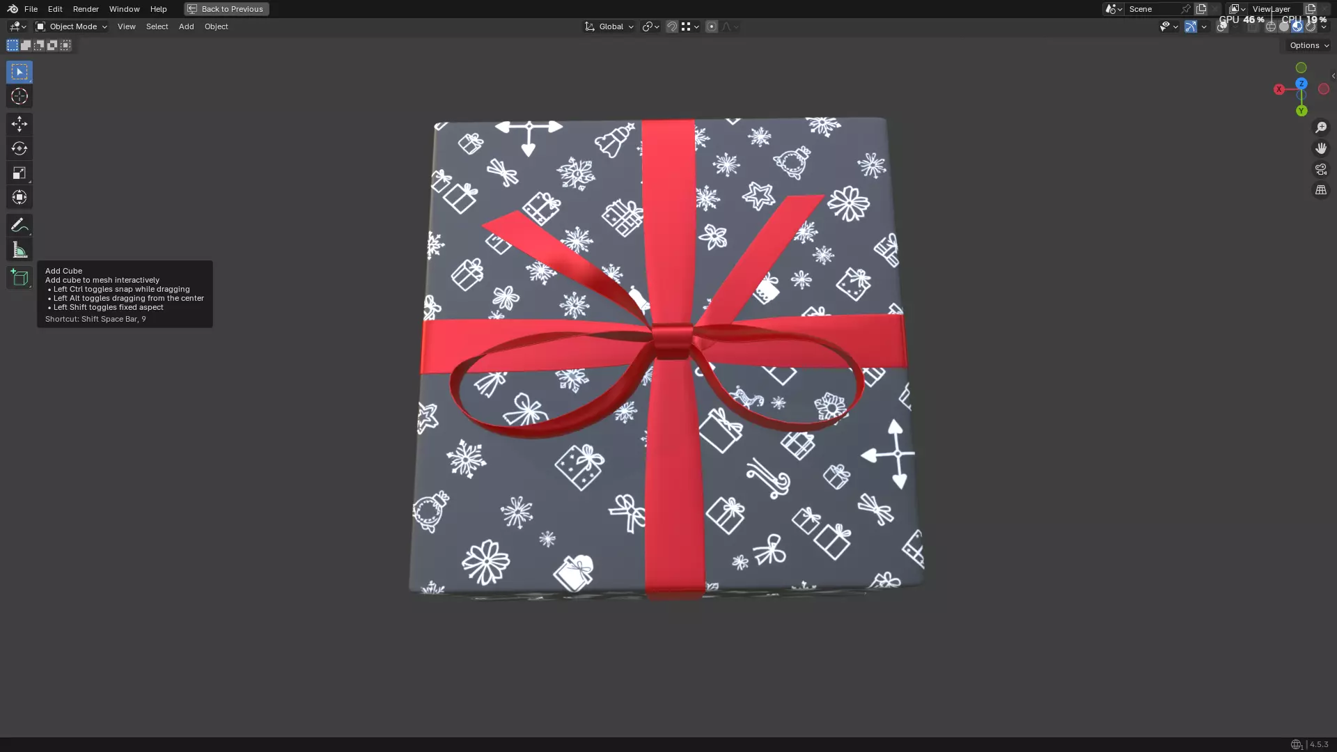 Christmas Present PBR 09 3D model_12