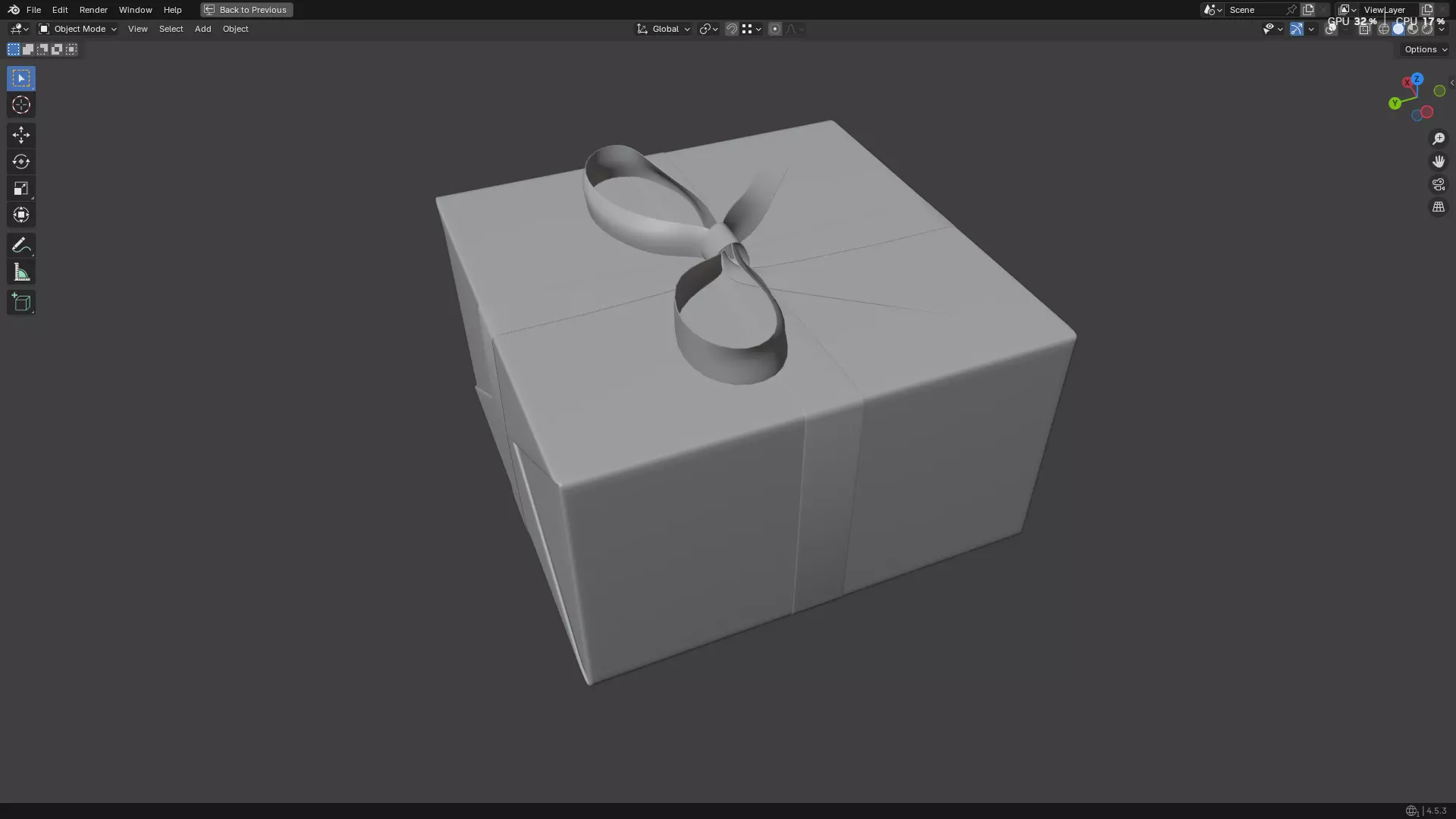 Christmas Present PBR 09 3D model_15