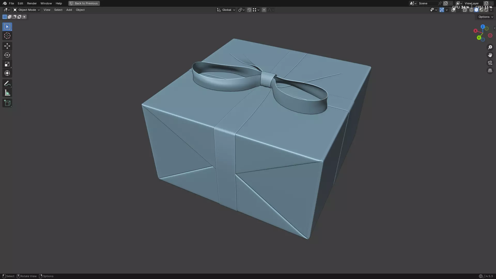 Christmas Present PBR 09 3D model_30