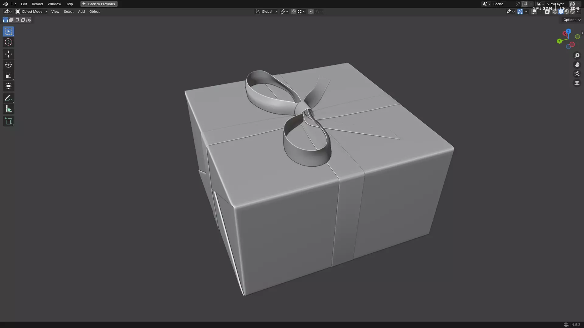 Christmas Present PBR 09 3D model_22