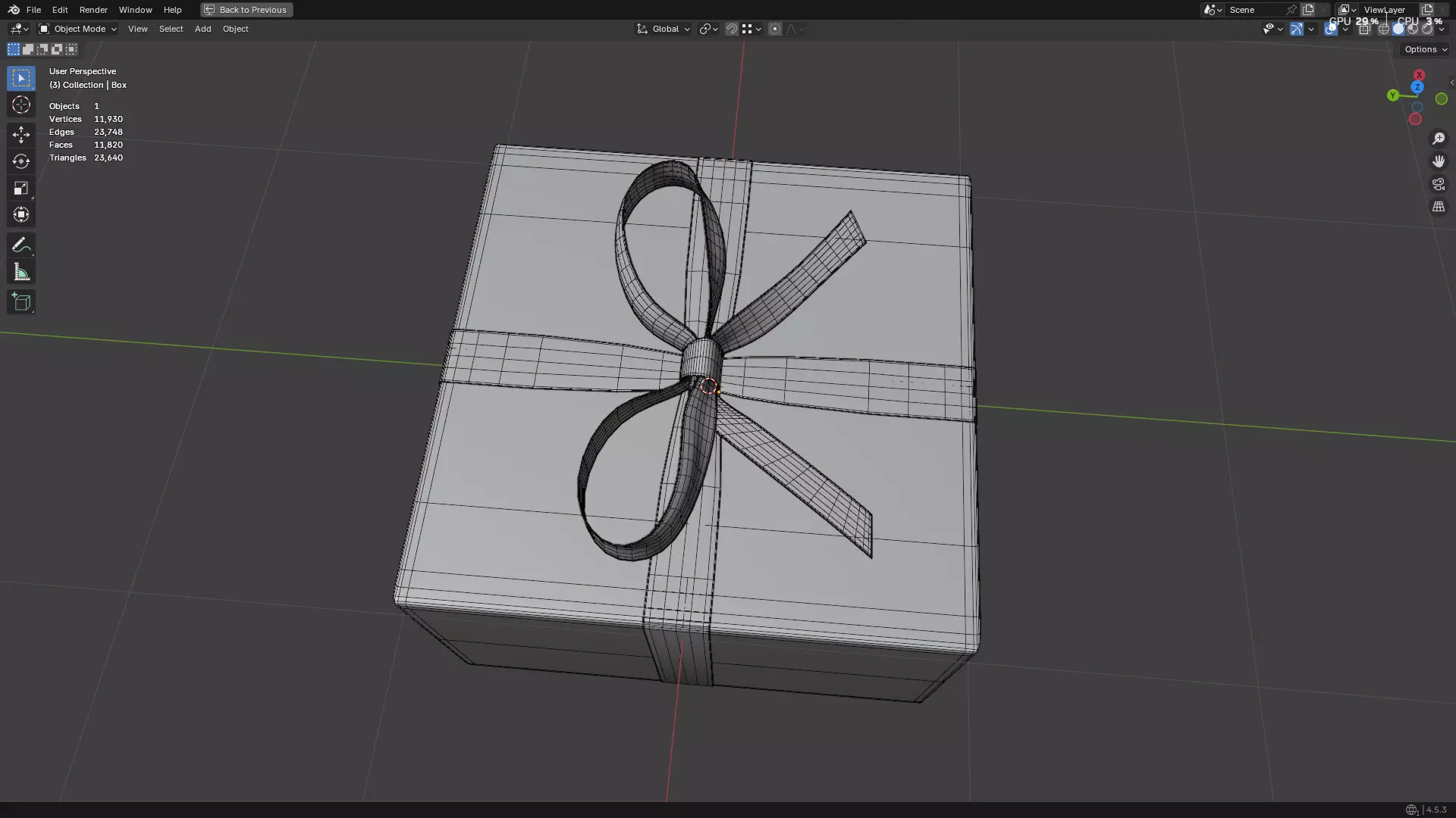 Christmas Present PBR 09 3D model_40