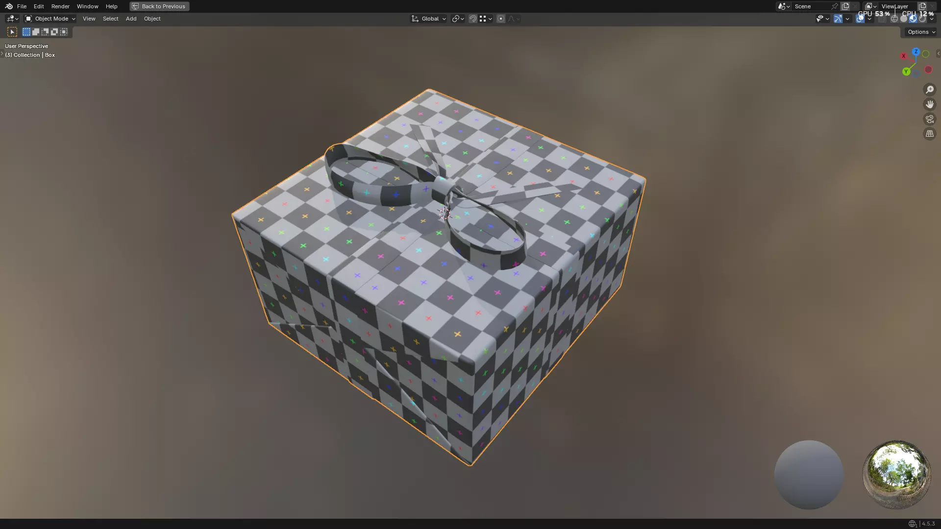 Christmas Present PBR 09 3D model_45