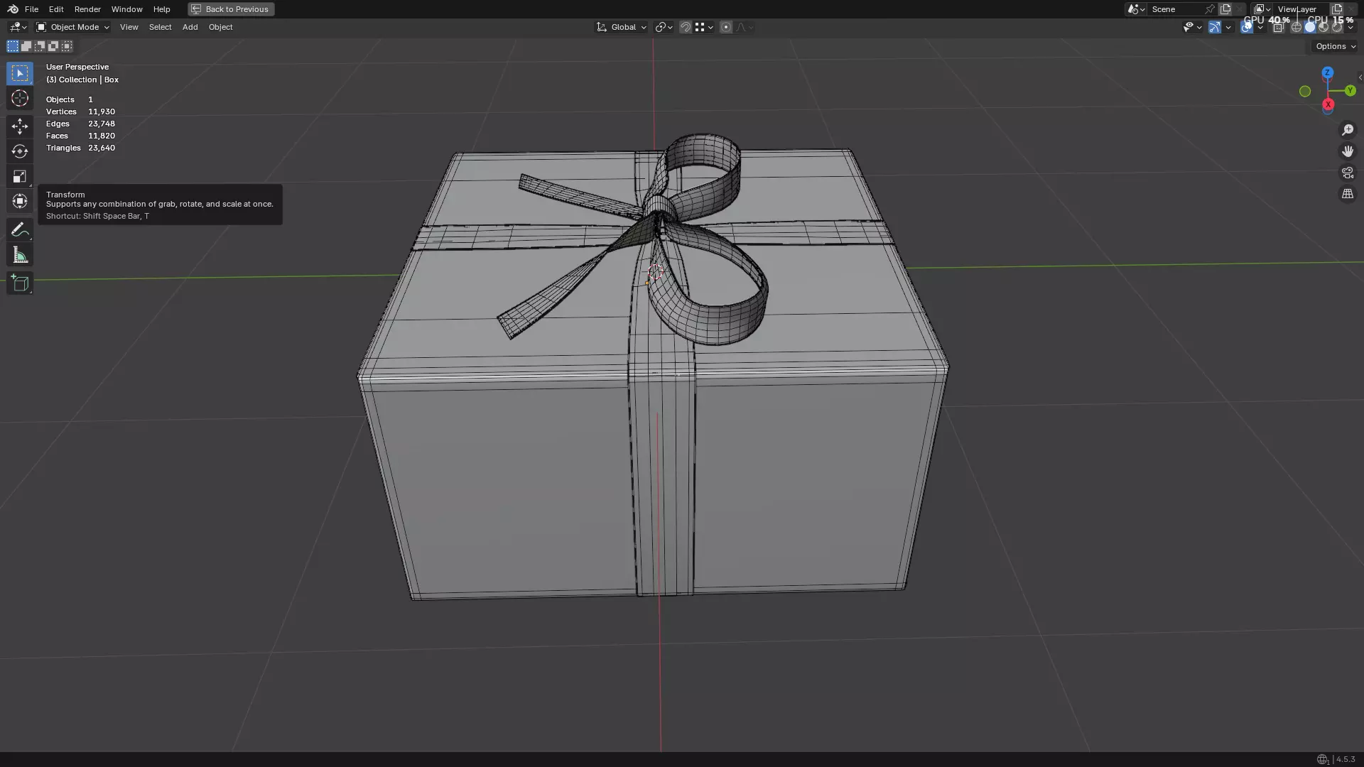 Christmas Present PBR 09 3D model_38
