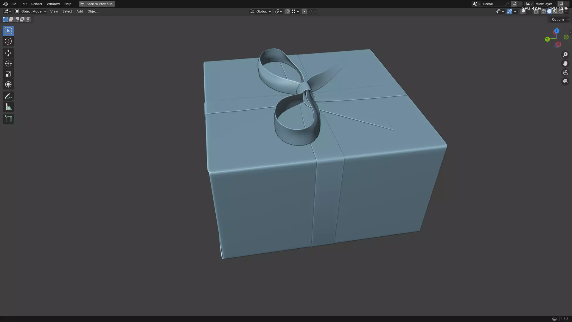 Christmas Present PBR 09 3D model_29
