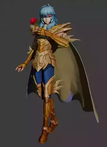 Aphrodita de Piscis - Saint Seiya