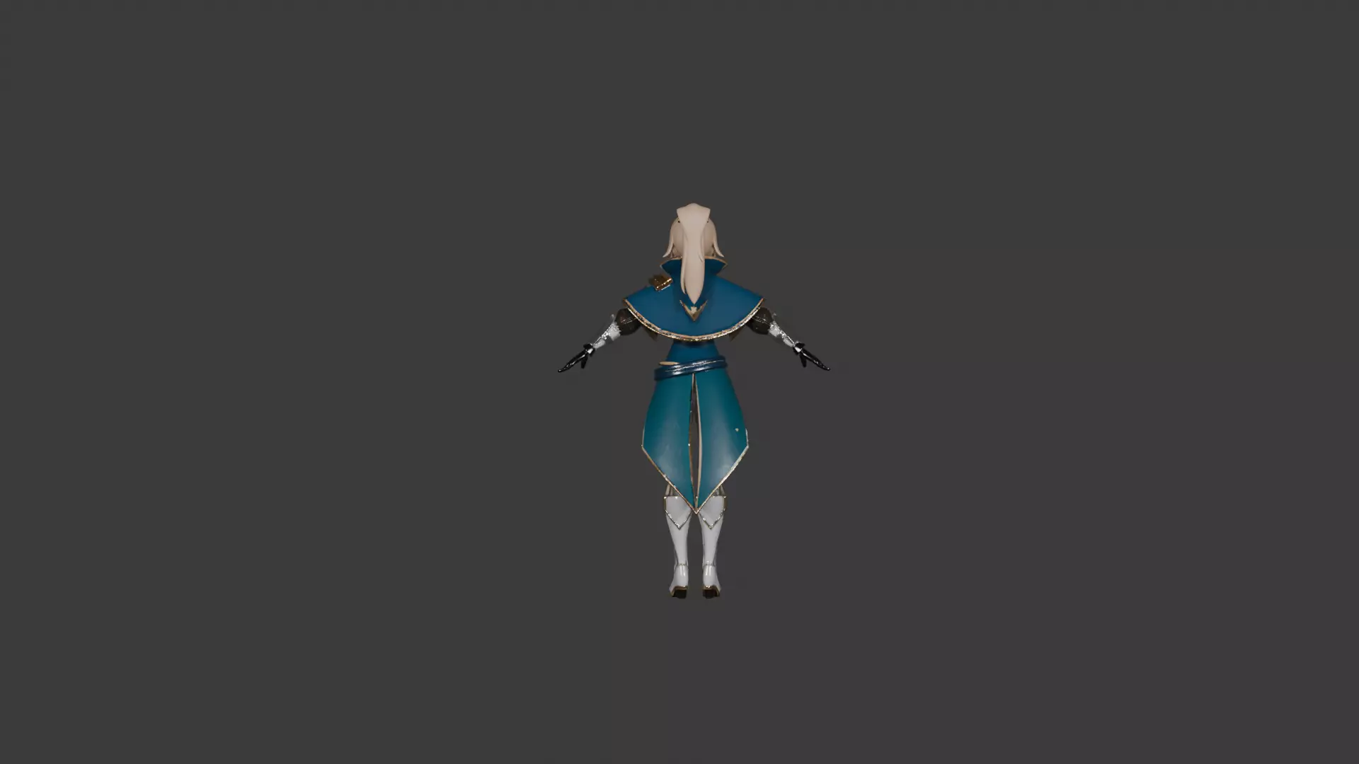 Jean  Genshin Impact 3D Character Model  3D model_1