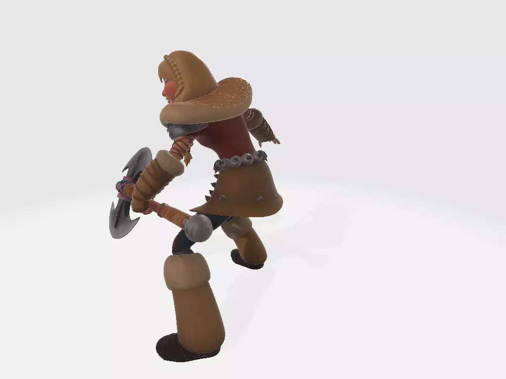 How to Train Your Dragon Astrid Pose 02 3D print model_1