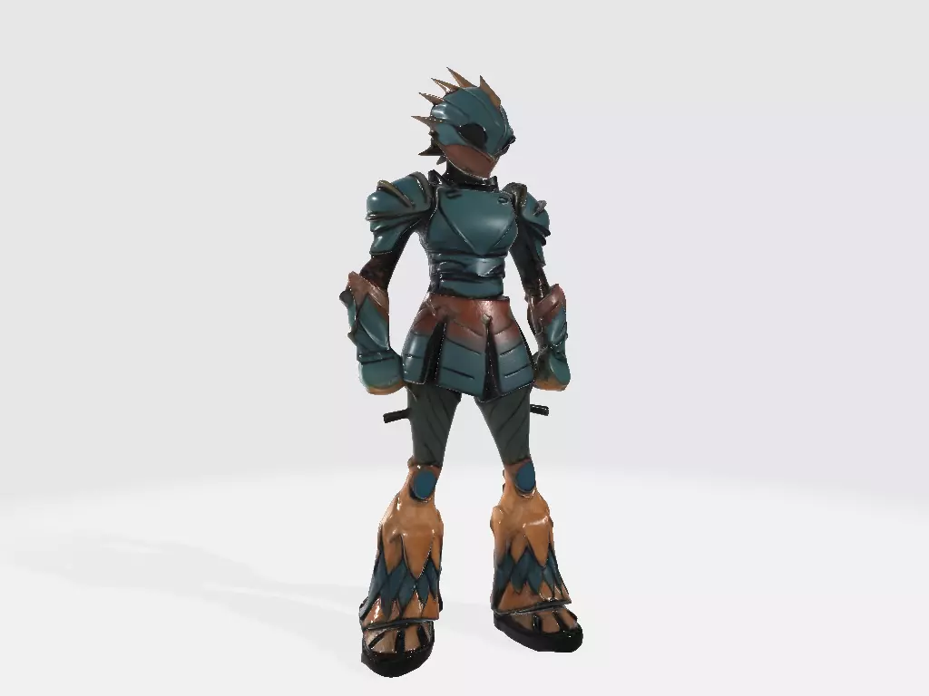 How to Train Your Dragon Astrid Pose Armor 02 3D print model