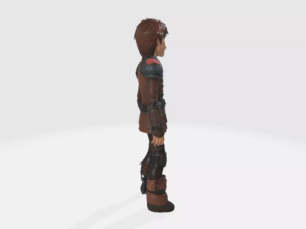 How to Train Your Dragon Hiccup Pose 02 3D print model_3