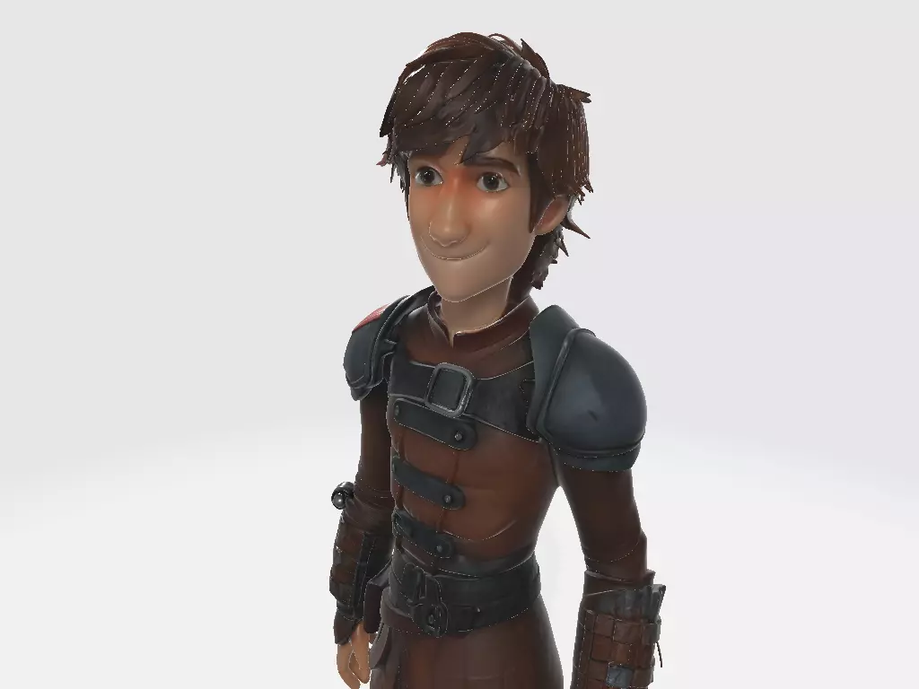 How to Train Your Dragon Hiccup Pose 02 3D print model_5