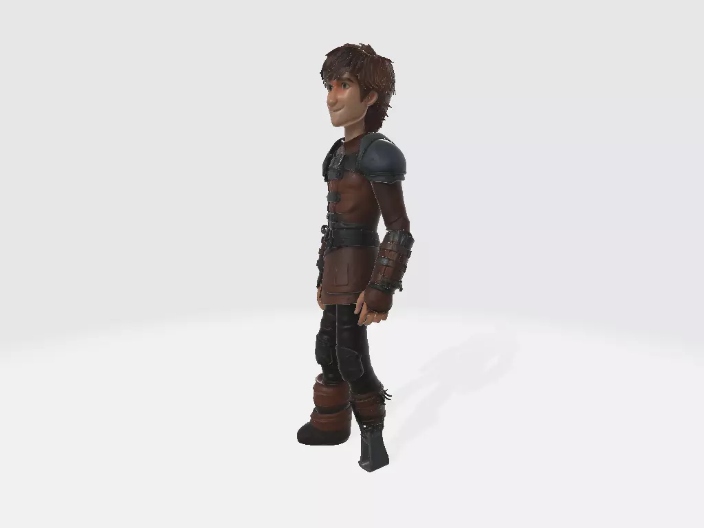 How to Train Your Dragon Hiccup Pose 02 3D print model_1