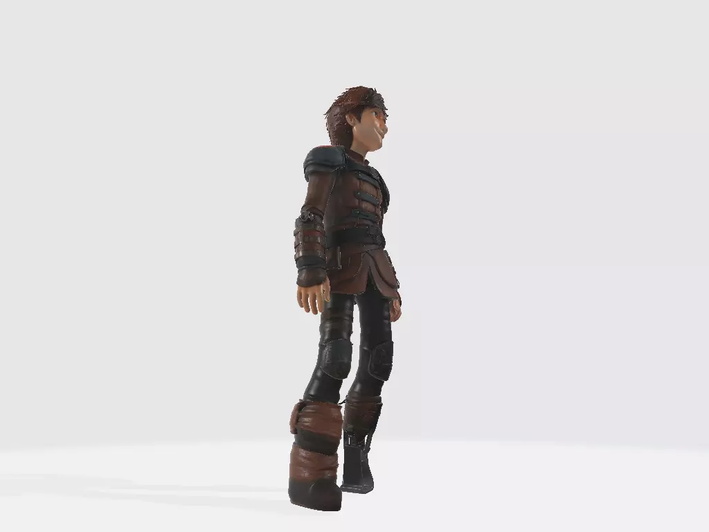 How to Train Your Dragon Hiccup Pose 02 3D print model_4