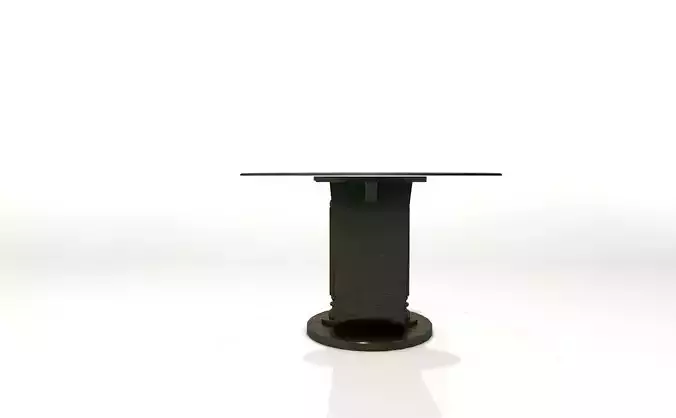 Classic wooden table  for  livingroom  3D model