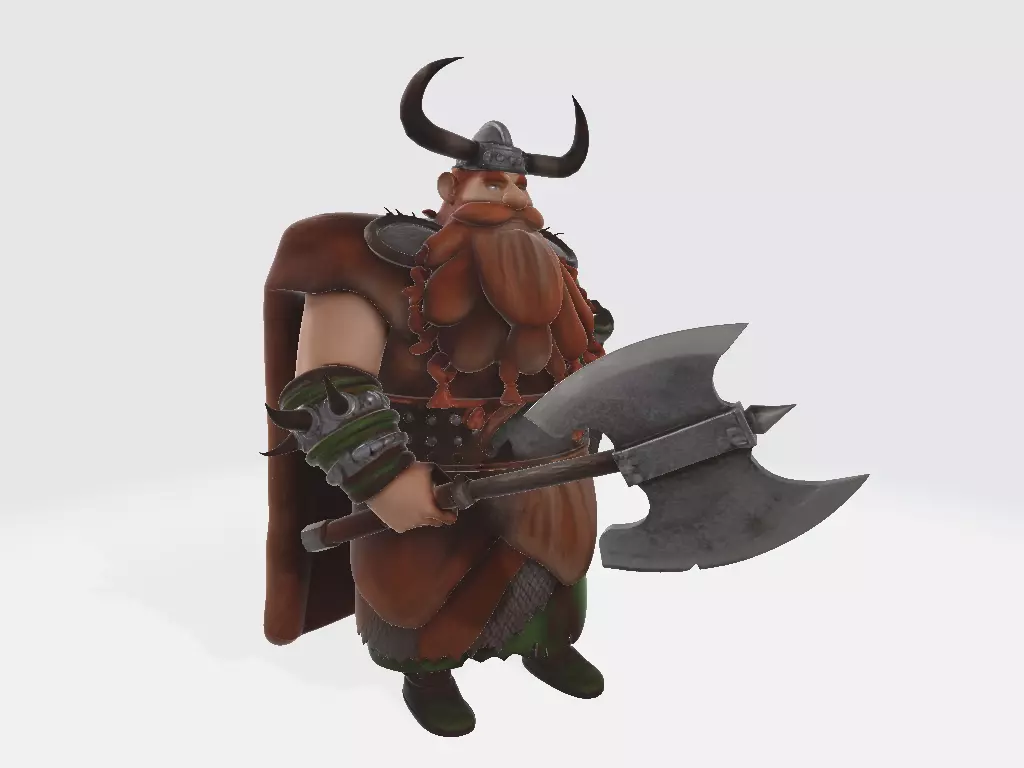 How to Train Your Dragon Stoico Pose 02 3D print model