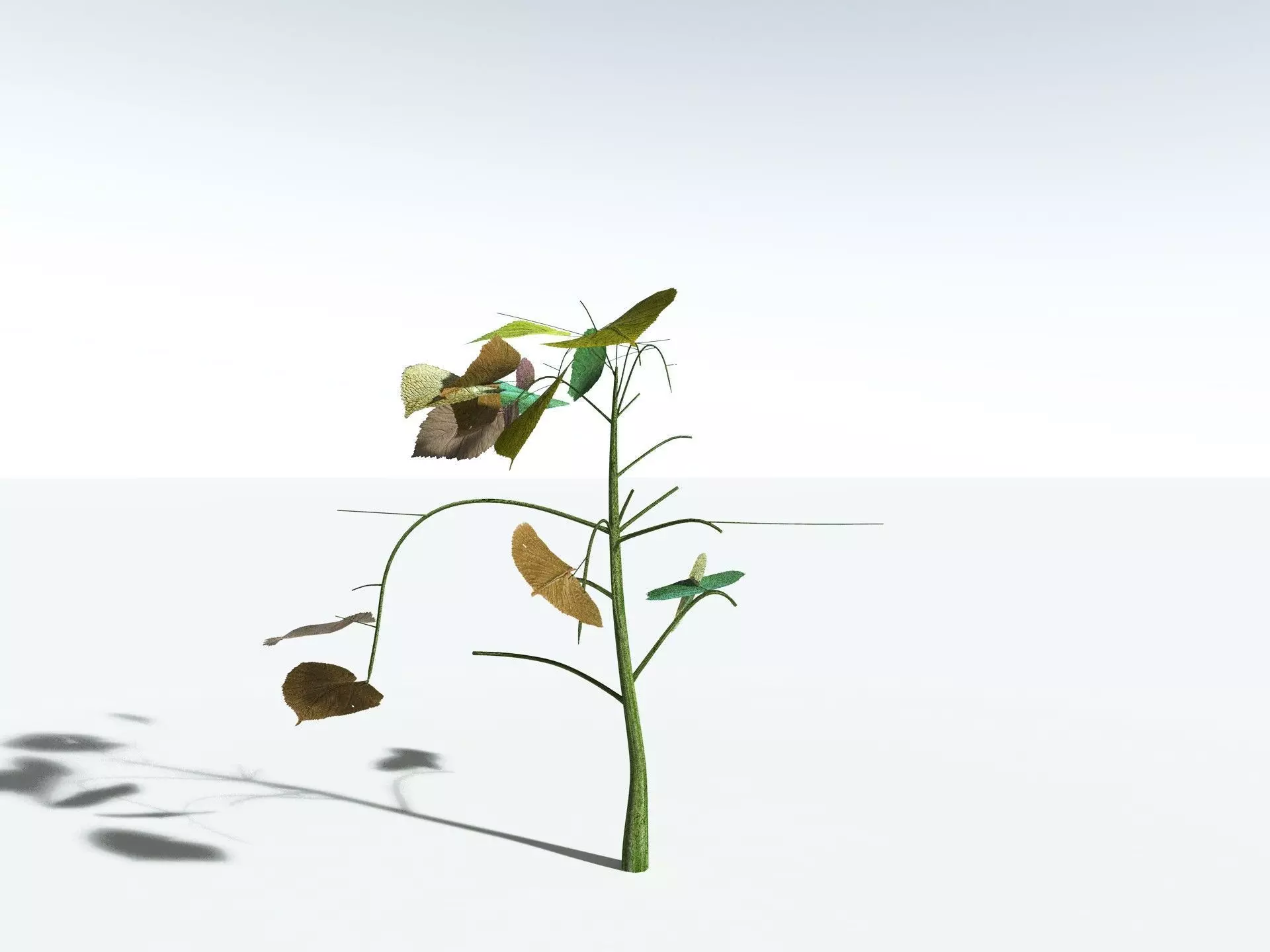 EVERYPlant Stinging Bush LowPoly Low-poly 3D model_14