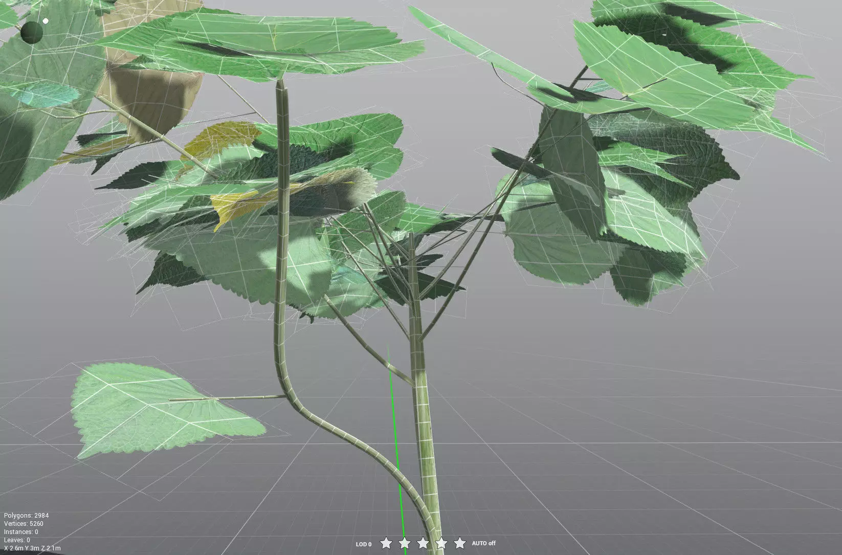 EVERYPlant Stinging Bush LowPoly Low-poly 3D model_33