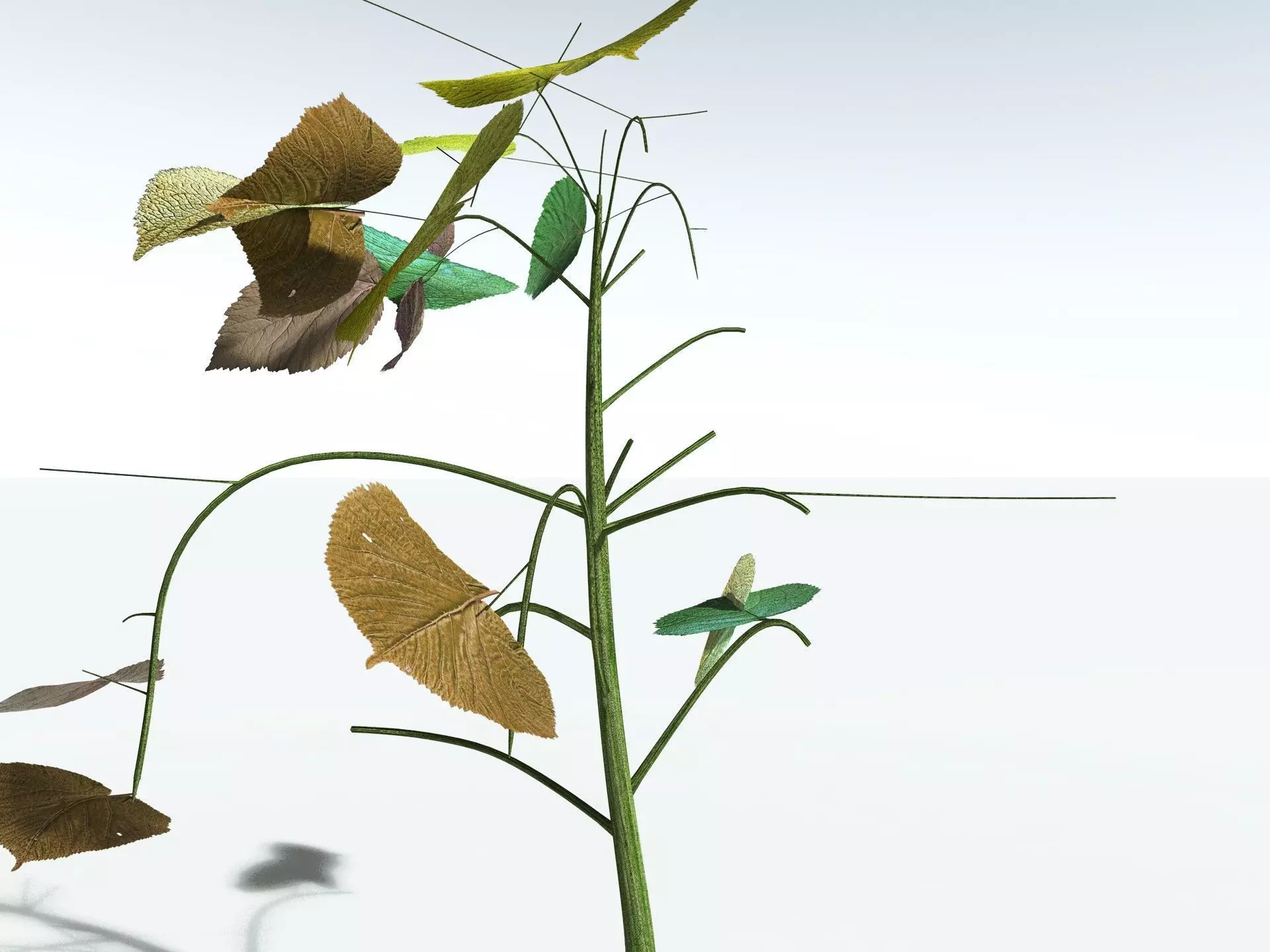 EVERYPlant Stinging Bush LowPoly Low-poly 3D model_15