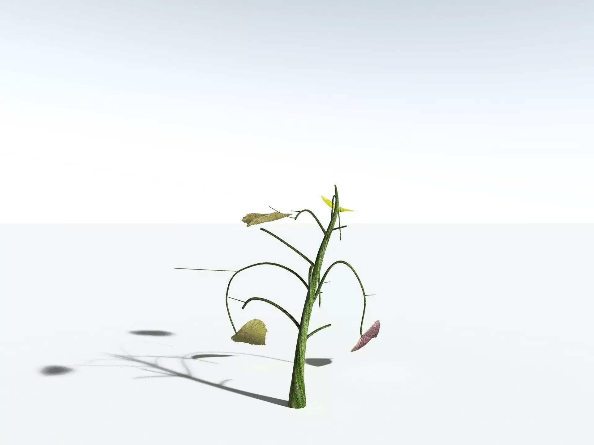 EVERYPlant Stinging Bush LowPoly Low-poly 3D model_16