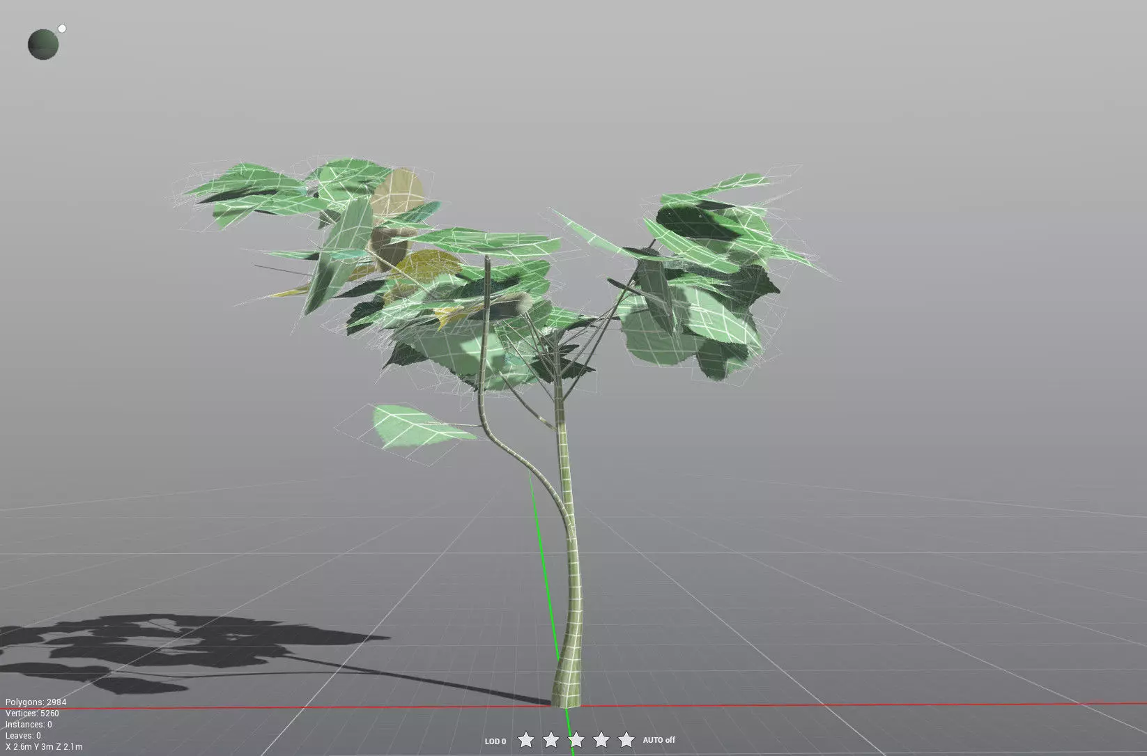 EVERYPlant Stinging Bush LowPoly Low-poly 3D model_32