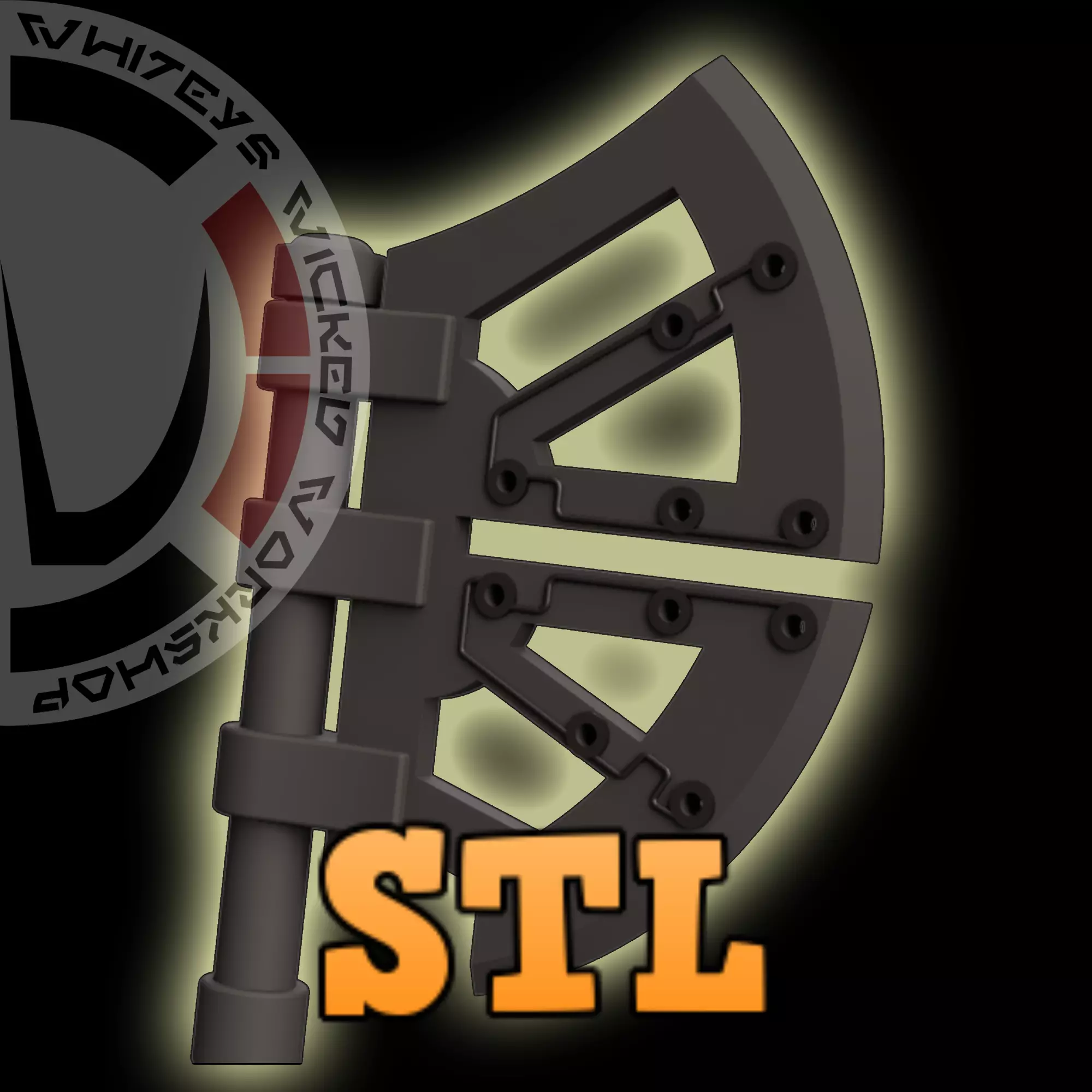 Galaxys Edge Doc Ondar Vibro-Axe Fake Prop Replica 3D print model