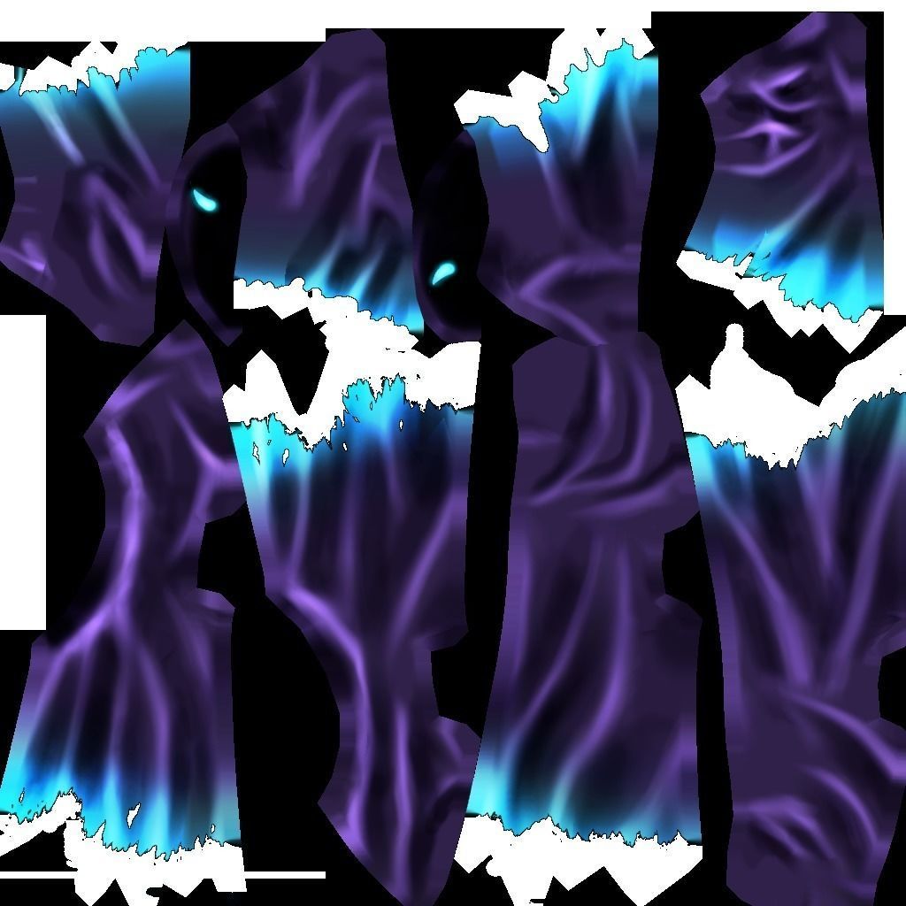 Flying Ghost Low-poly 3D model_6