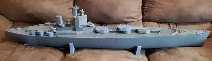 Nelson Class Battleship - 1-144 Scale RC Ship Model 3D Printed