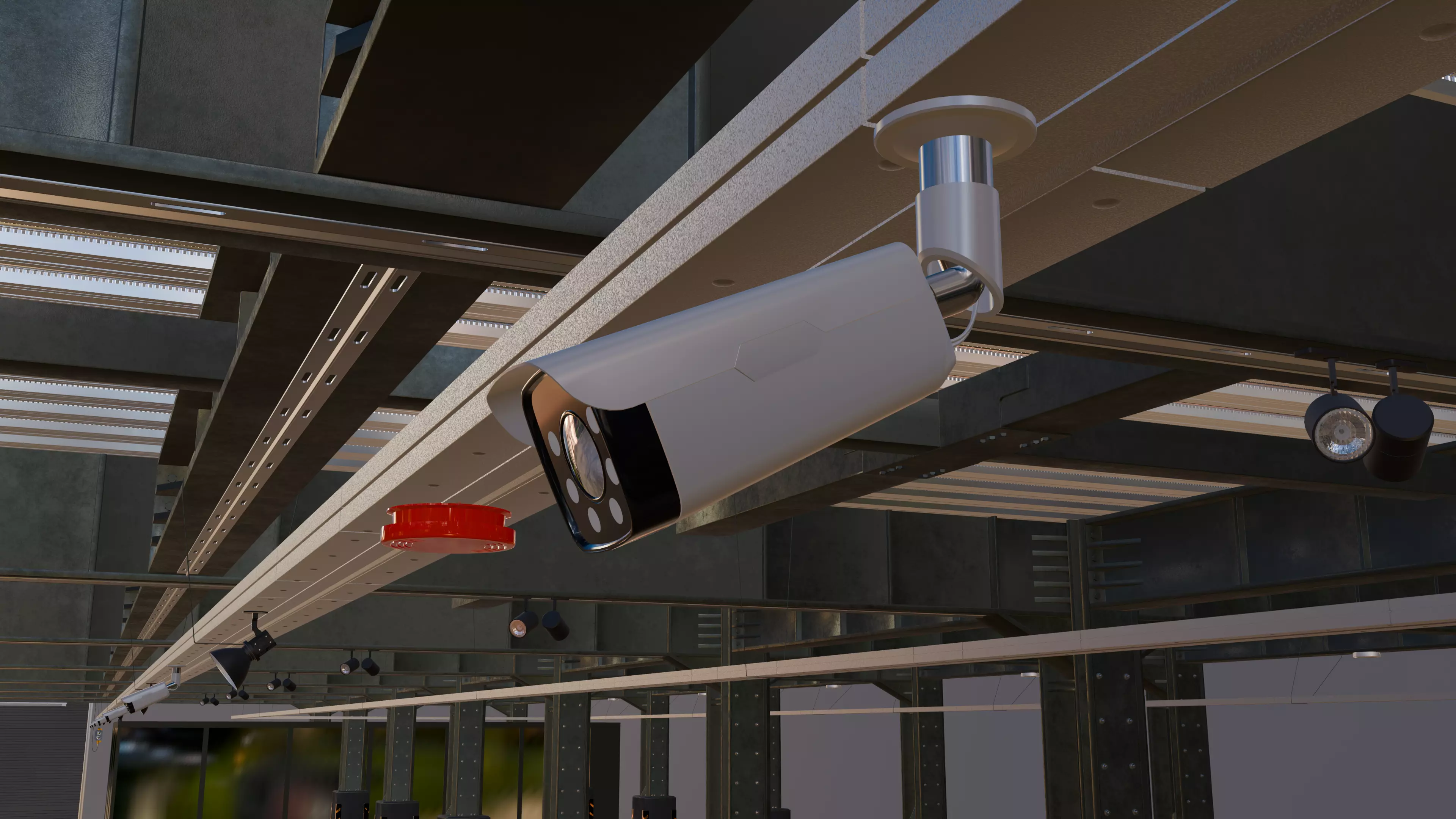 Modern Underground Parking Garage-Parking lot- 3D Model-Scene 3D model_51