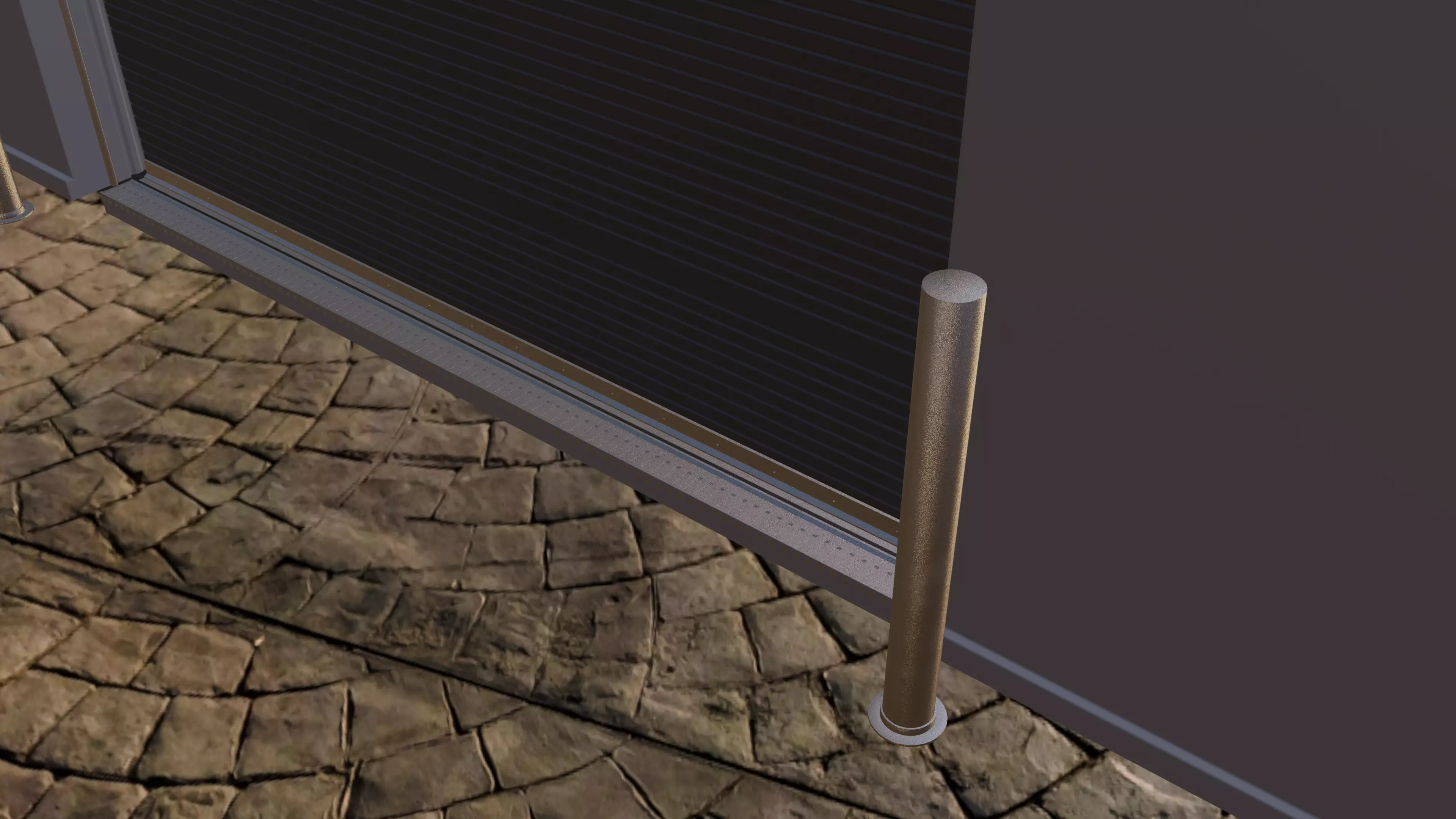 Modern Underground Parking Garage-Parking lot- 3D Model-Scene 3D model_45