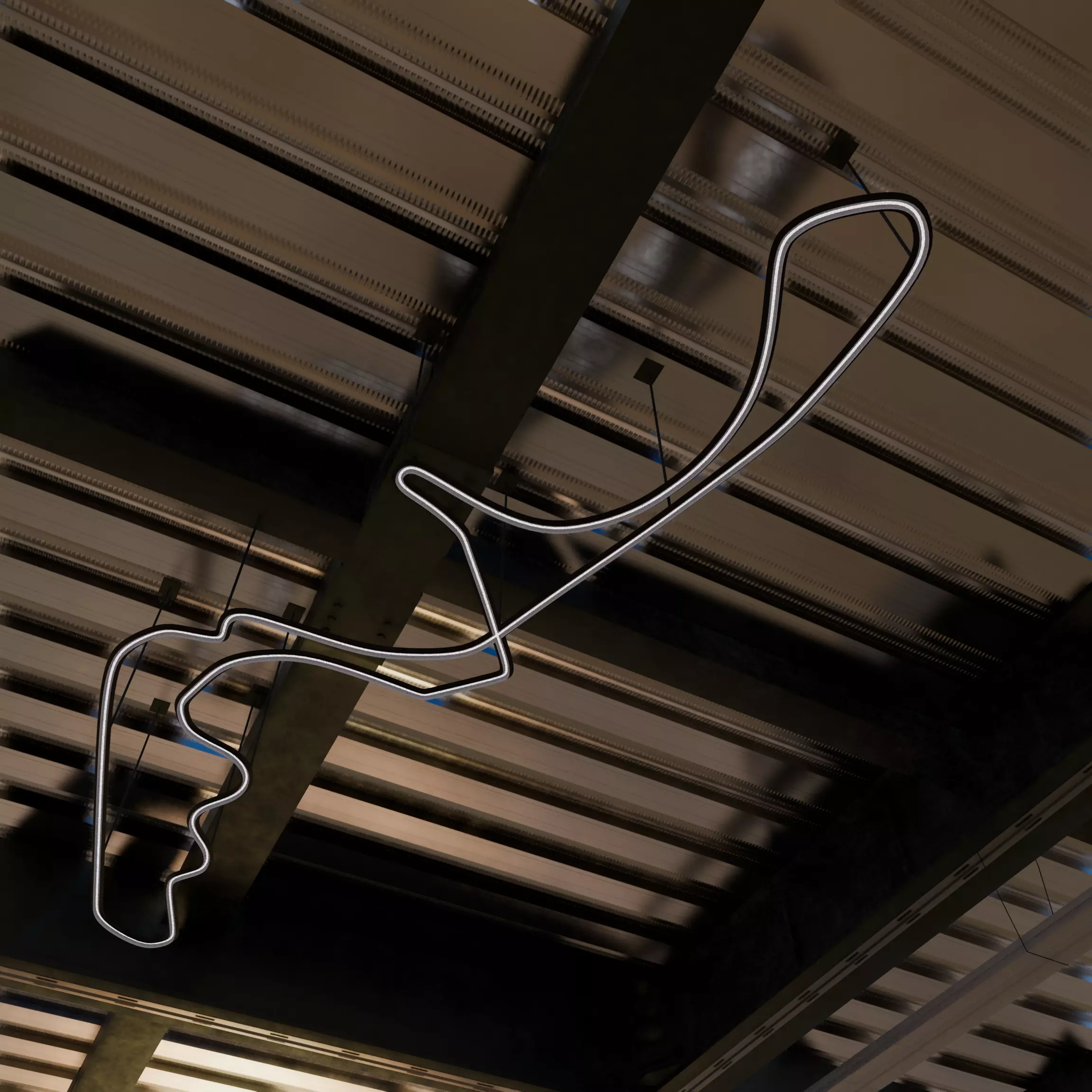 Modern Underground Parking Garage-Parking lot- 3D Model-Scene 3D model_40